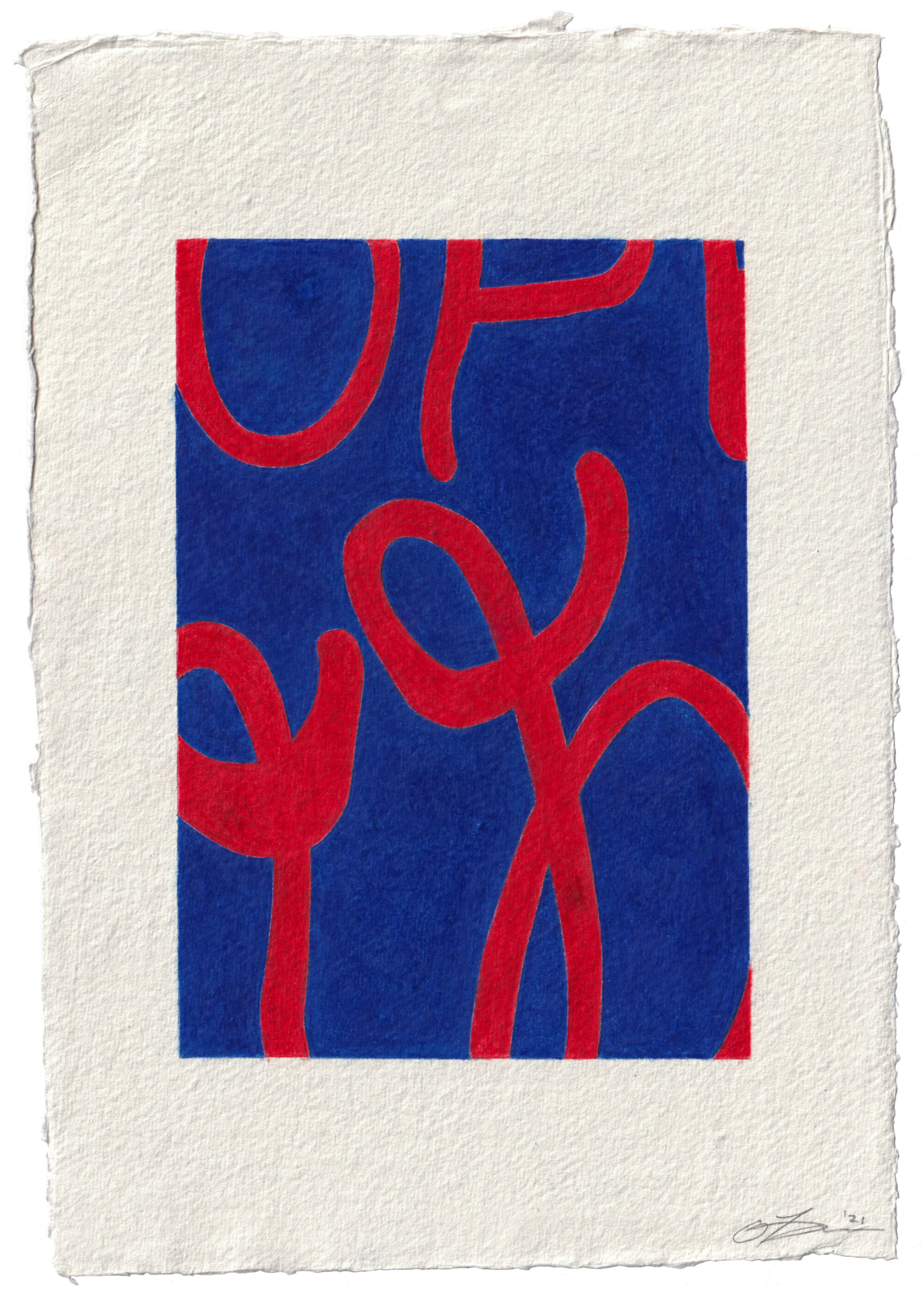Untitled (Red & Blue)