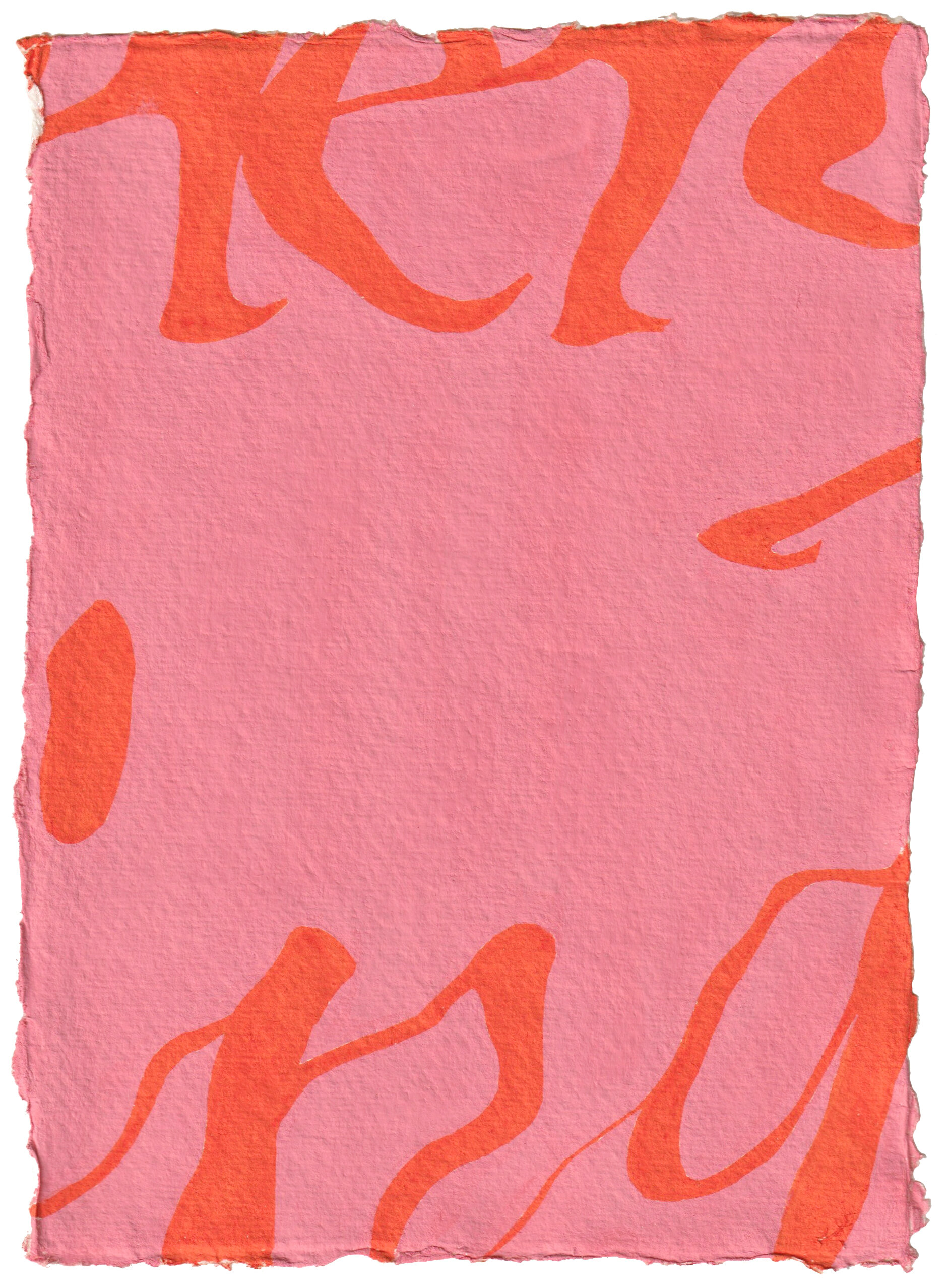 Untitled (Orange & Pink)