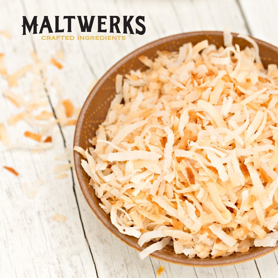 Toasted coconut, not just for Grandma's homemade cakes and cookies....but a fun ingredient for delicious brews!! 

🥥 🥥 🥥 🥥 🥥

Thinking of a fun sour recipe for the winter season? Looking for a great adjunct in your next stout? The possibilities 