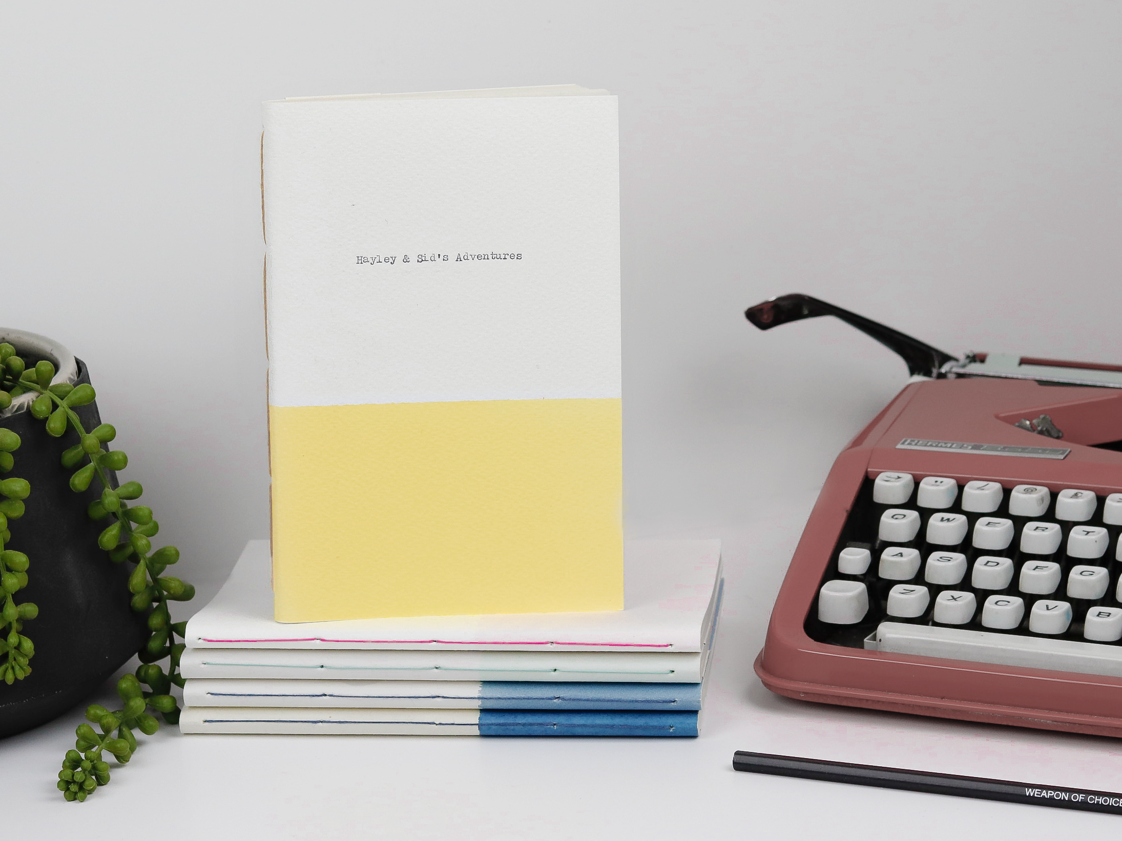 The Conscious Christmas Gift Guide 2022 28 personalised+notebooks+yellow+jan+22a