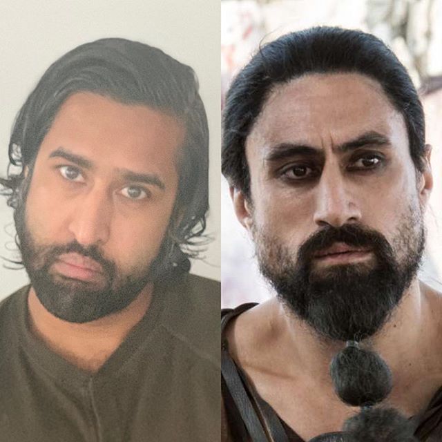 In honor of the Game of Thrones premiere, RIP to the best looking character in the show, Khal Moro 👳🏾&zwj;♂️👳🏾&zwj;♂️ #whoworeitbetter #doppleganger #RIP #gameofthrones #got #khalmoro #slayallday #bluesteel #greatestshowever #dothraki #vaesdothra