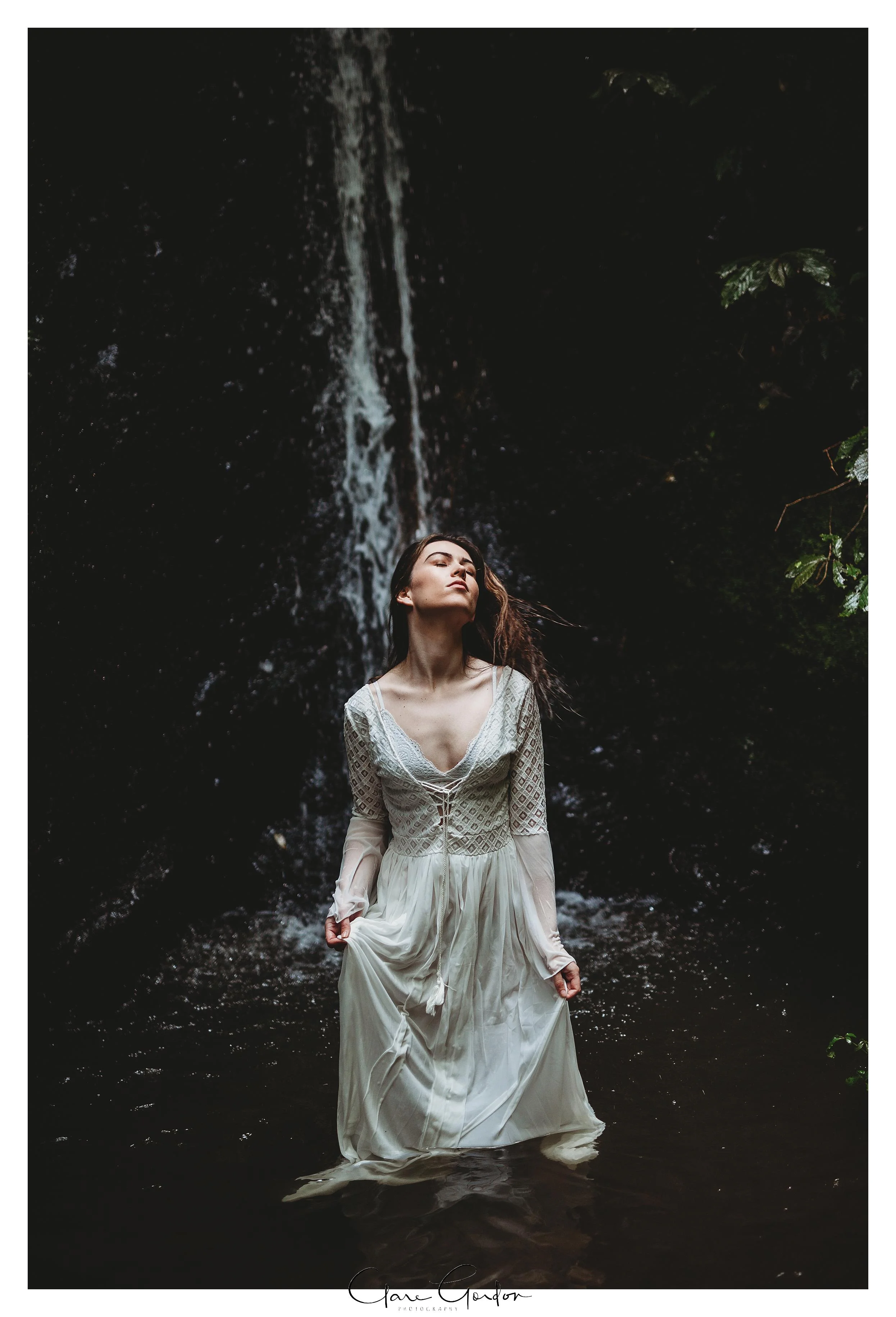 boho-bride-Shoot-Waikato-Wedding-photography-Girl-in Waterfall -New Zealand-wedding (2).jpg