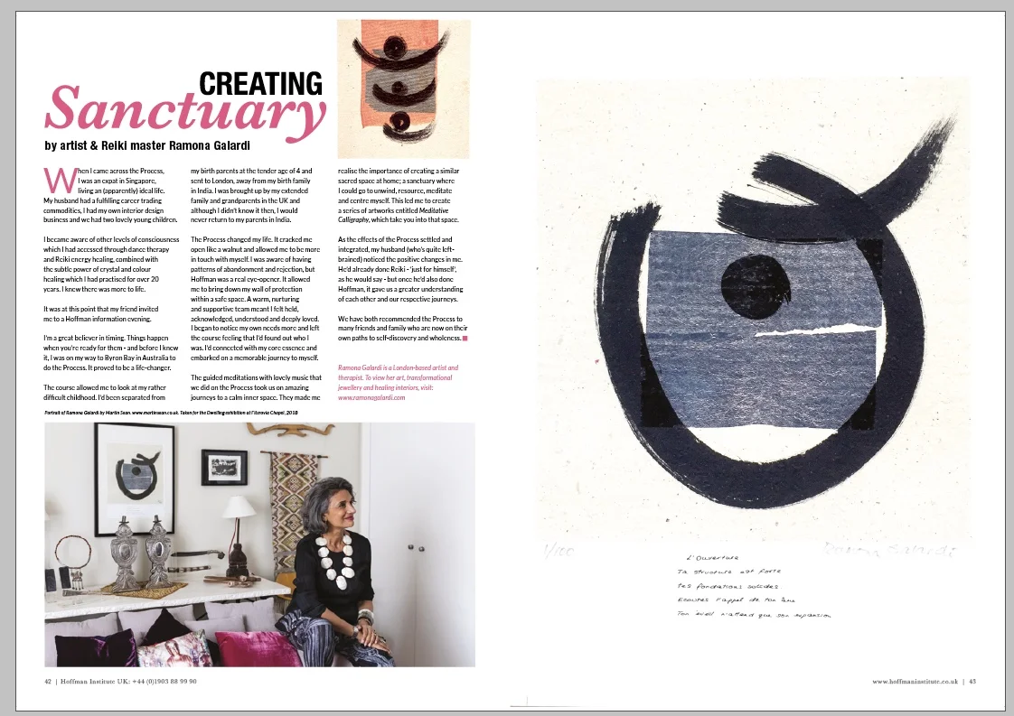 Hoffman Magazine 2 page article