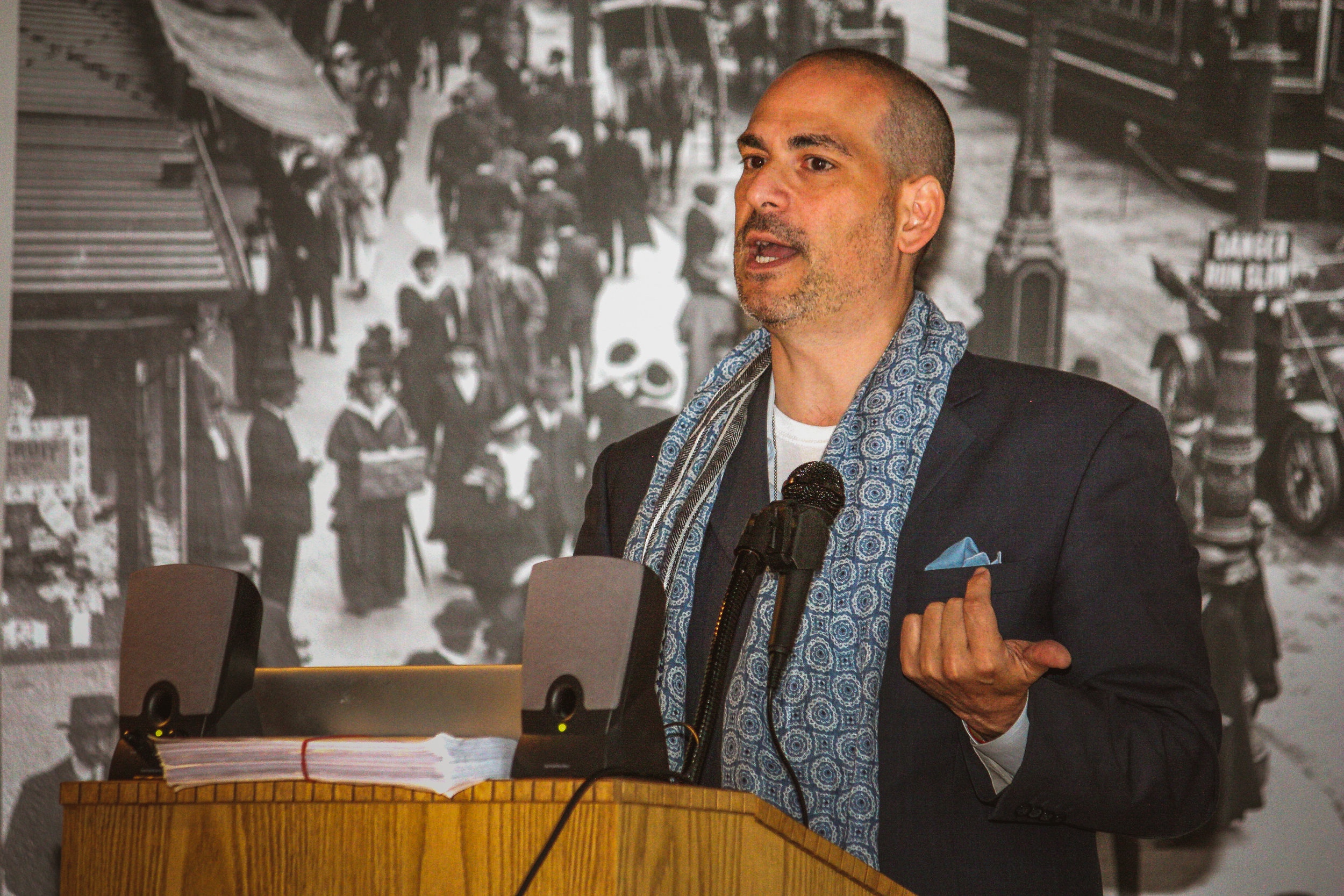  Frank Vagnone, President &amp; CEO of Old Salem Museums &amp; Gardens, and author of The Anarchist’s Guide to Historic House Museums speaks at the Council’s 2015 Annual Meeting. 