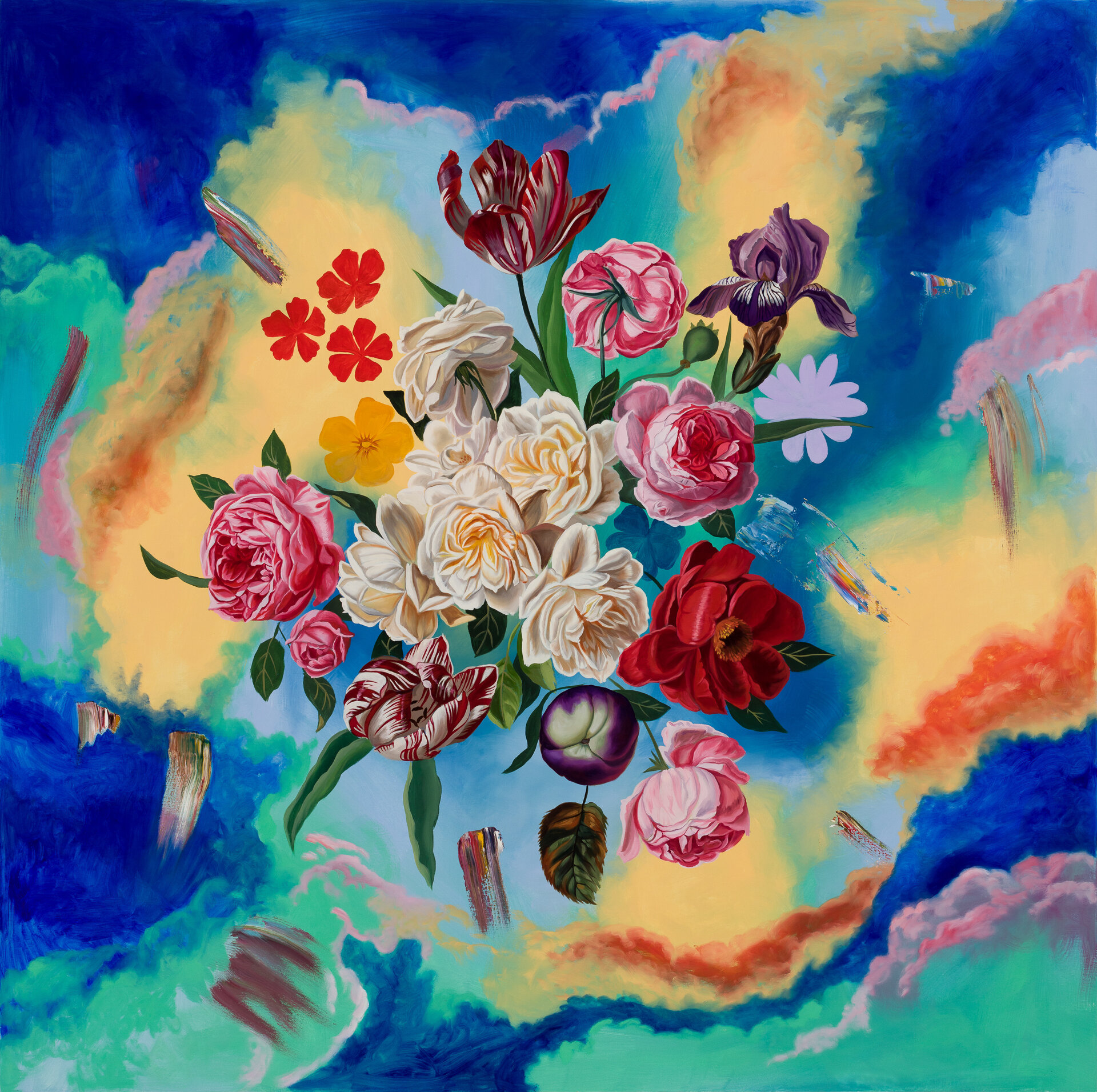 Flowers Floating in a Chromatic Cloud