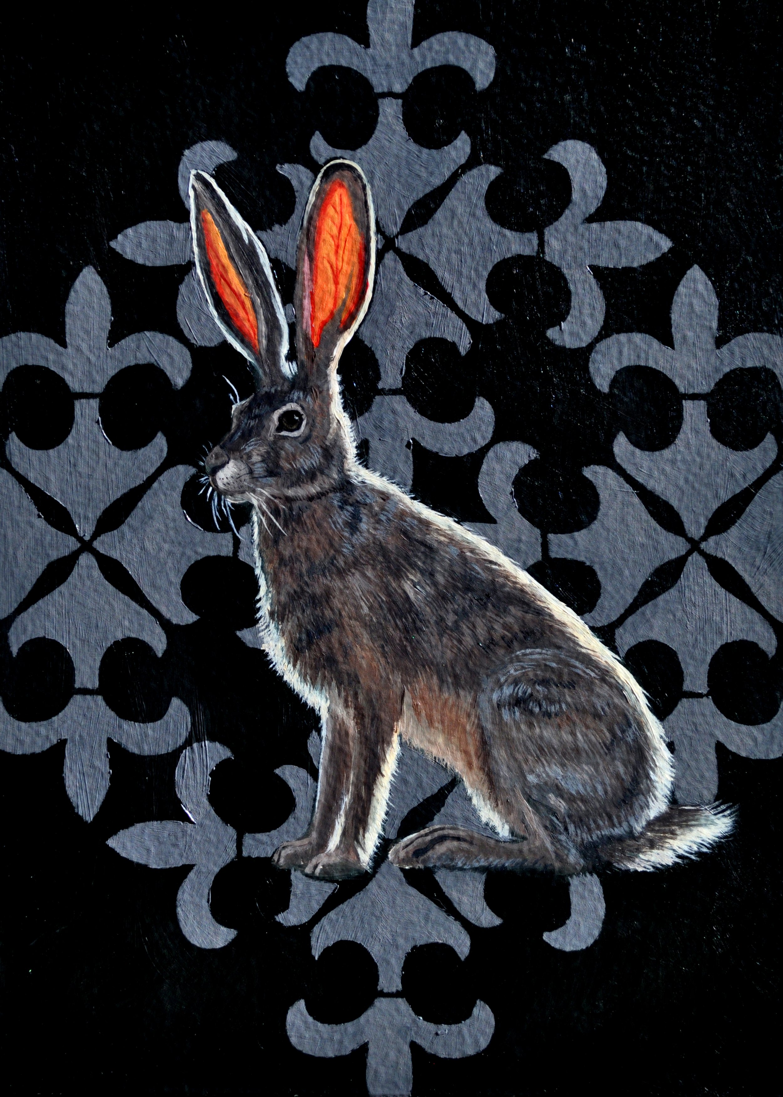 Backlit Jack Rabbit (SOLD)