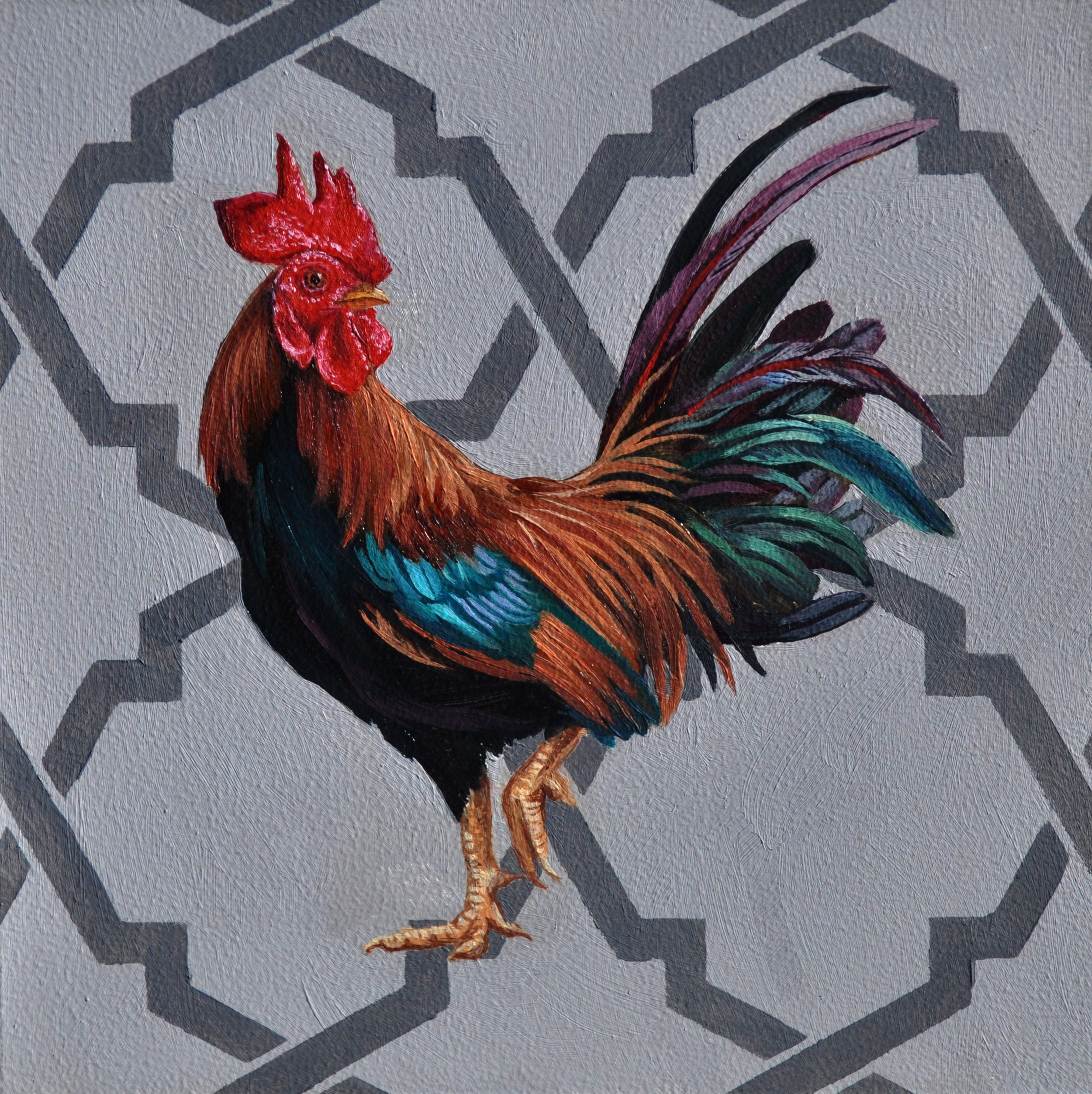 Elegant Rooster (SOLD)