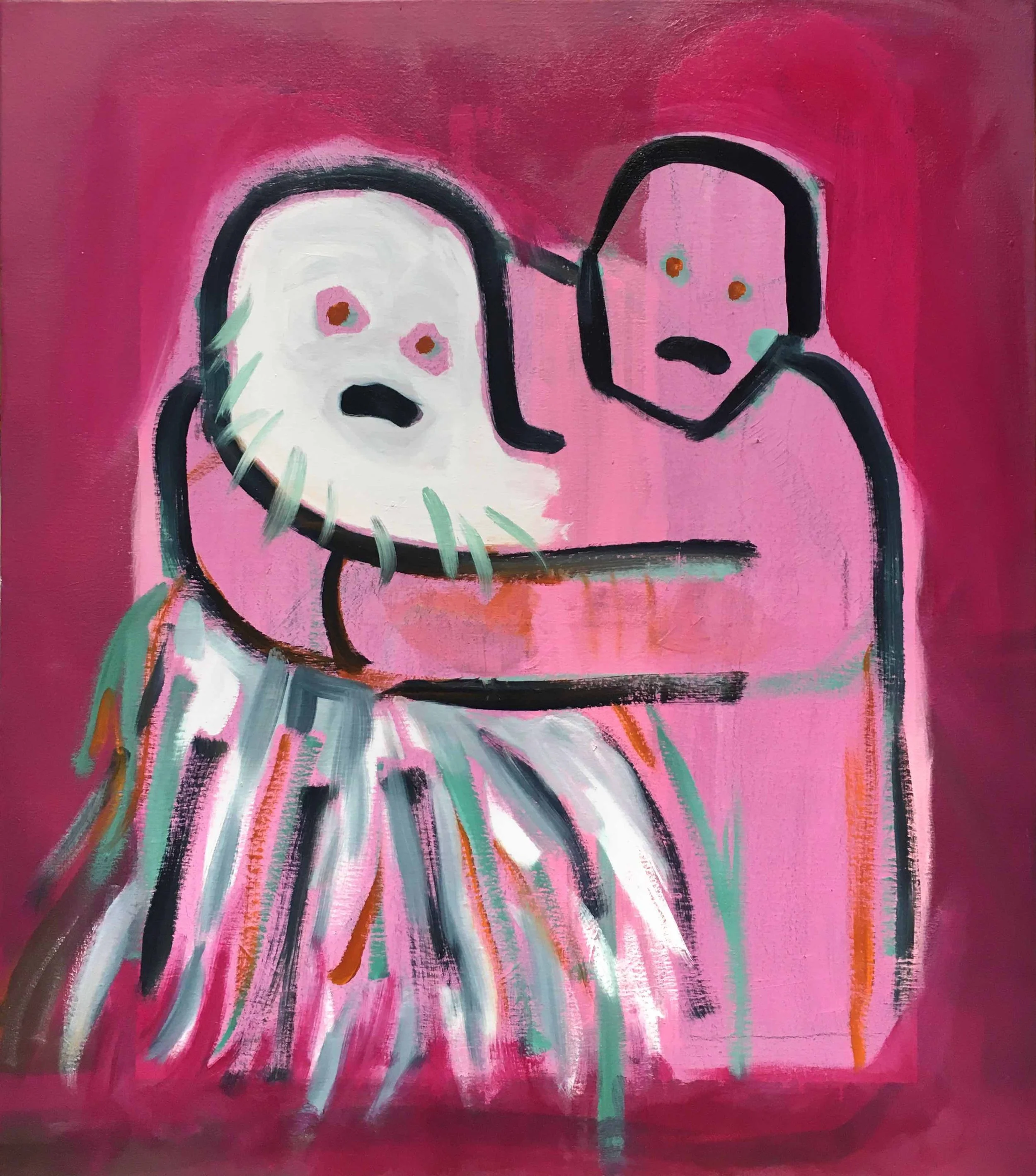 Fresh Disasters. 2021. Oil on canvas. 