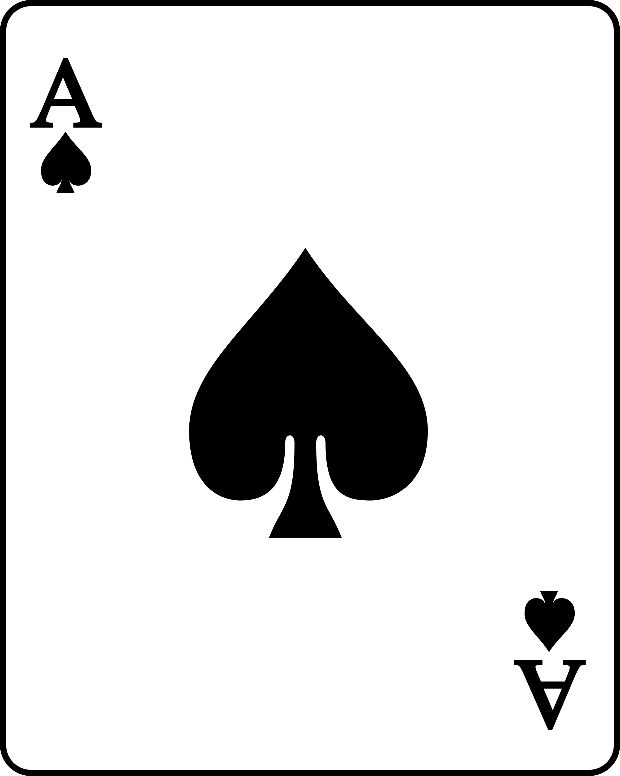 Negative Conditional strokes for Doing - The Spades