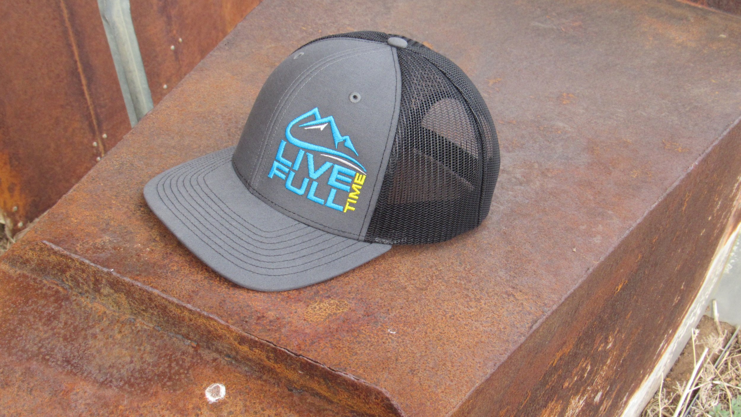 LFT black trucker hat 1