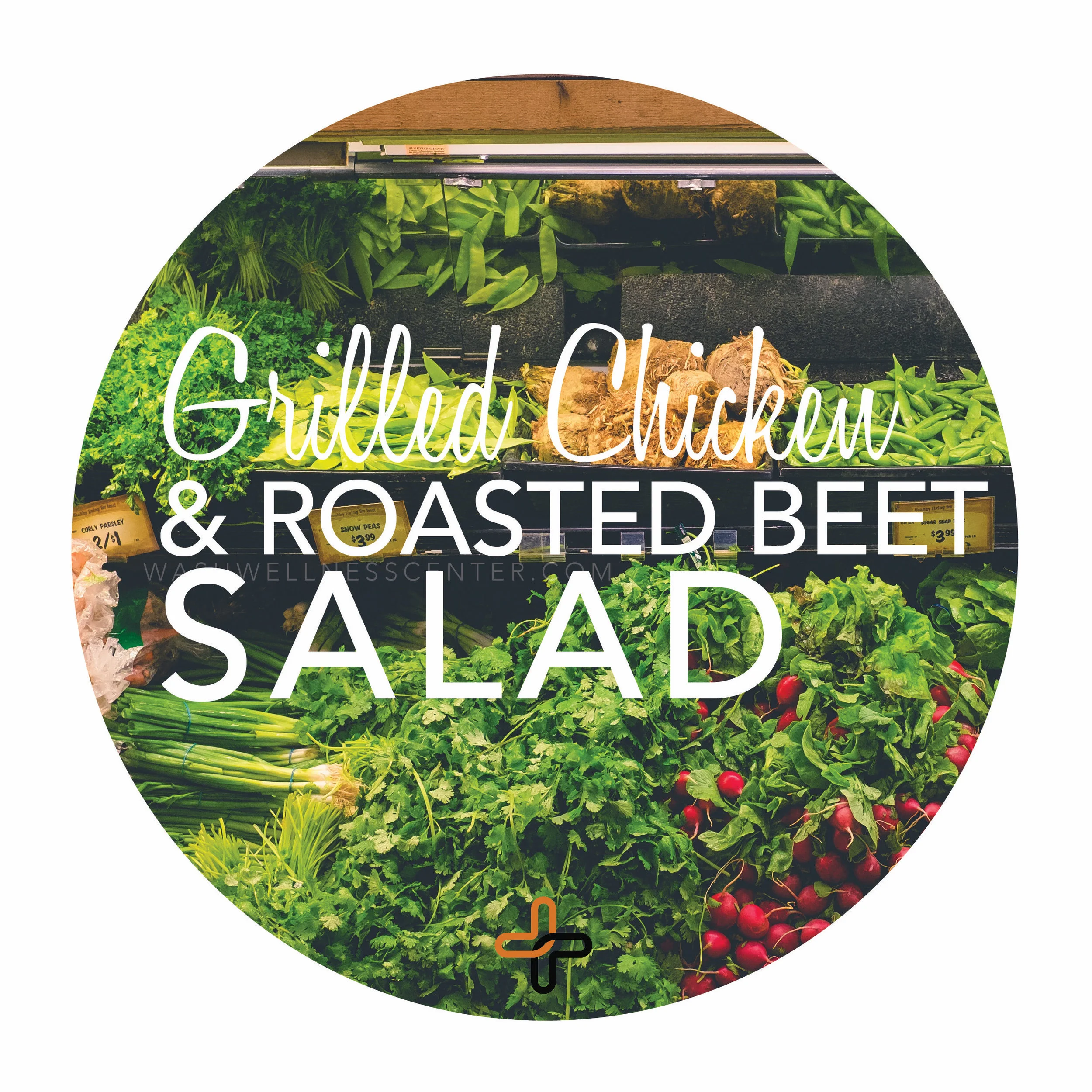 Grilled Chicken &amp; Roasted Golden Beet Salad