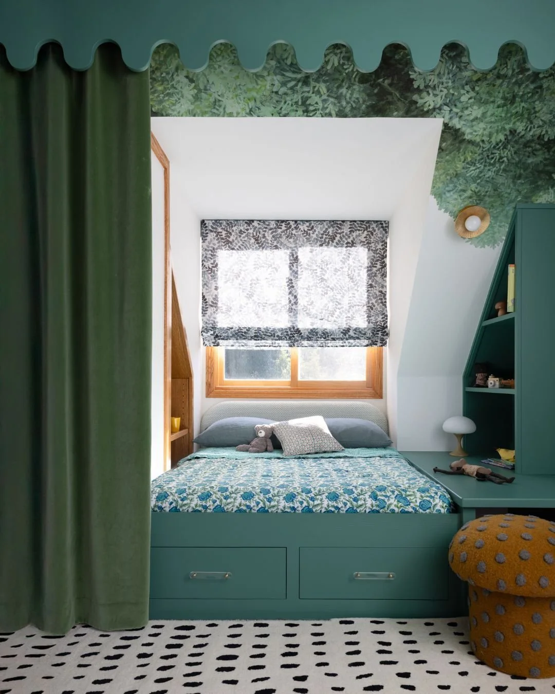 The holidays always bring a little extra magic&mdash;and they reminded us of this whimsical bedroom we designed for a little girl whose room sat tucked inside a turret, surrounded by trees. Soft details, playful touches, and just enough fantasy to sp