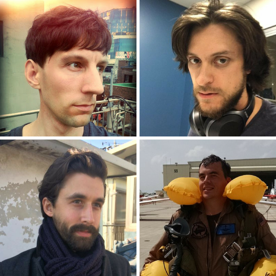 From top left, moving clockwise: Ruben Somsen, Mario Gibney, Bryan Aulds, Colin Aulds