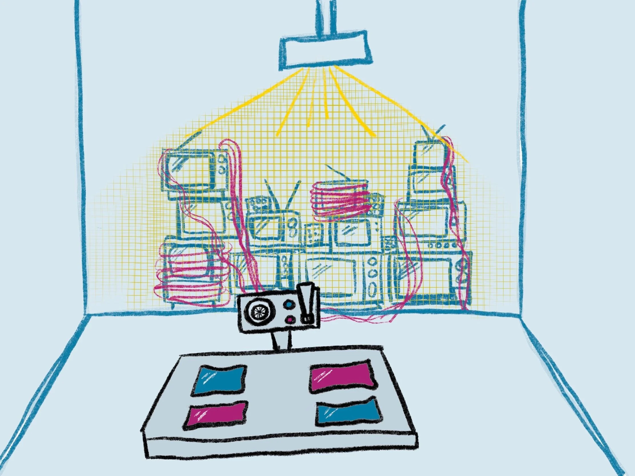 Basic schematic for installation layout