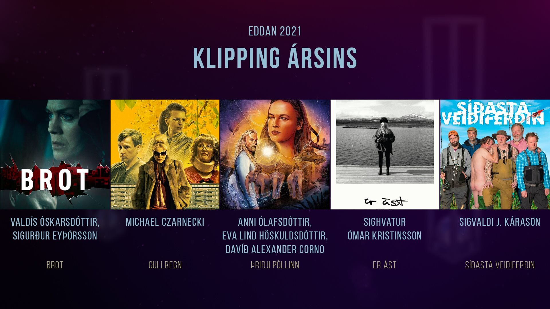 Er ást, two nominations at Eddan awards 2021