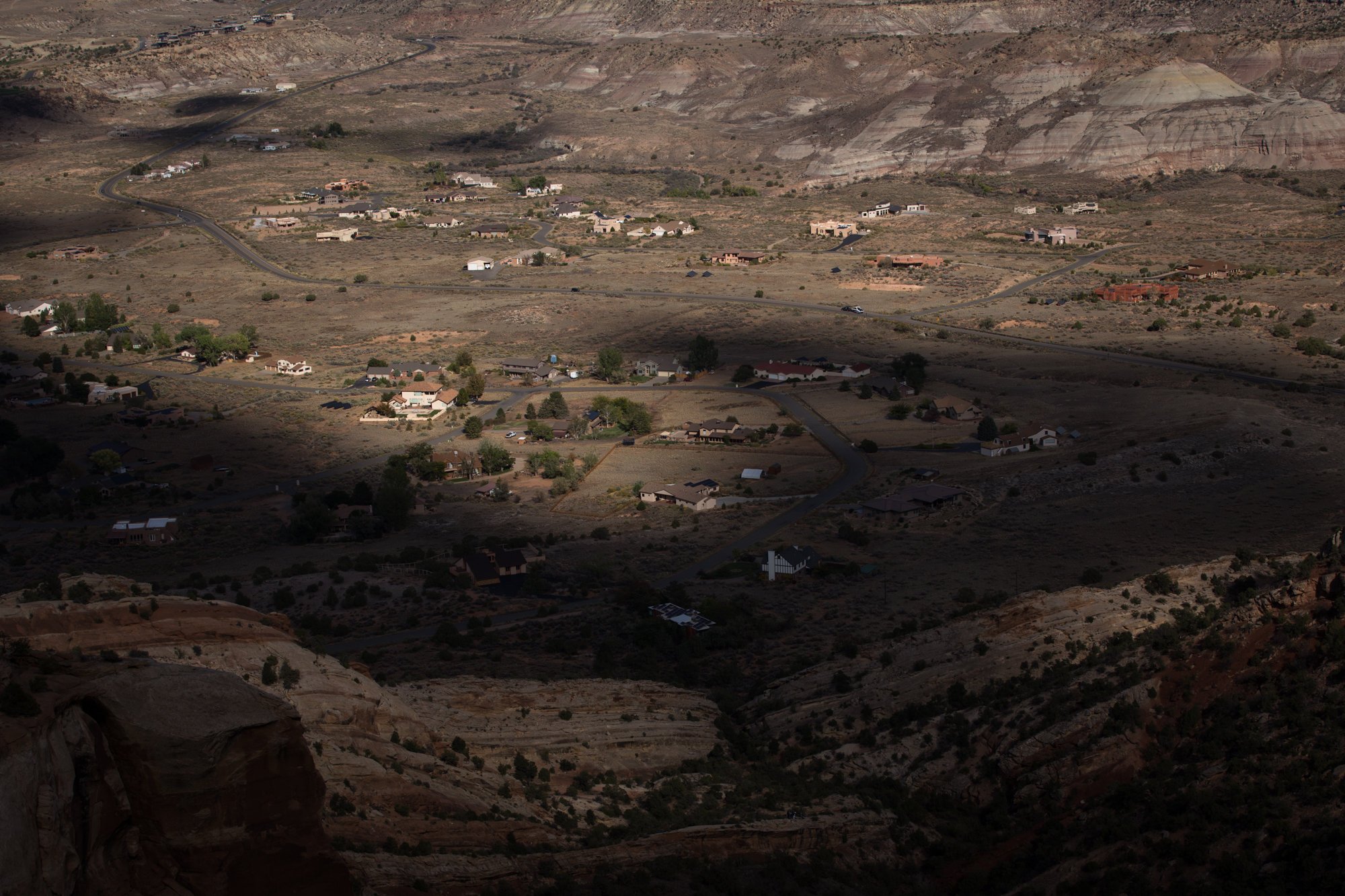 Houses in Grand Junction, Colo., are shadowed by the mesas of the nearby Colorado National Monument. After seven teen suicides occurred in Grand Junction during the 2016-2017 school year, students demanded change.