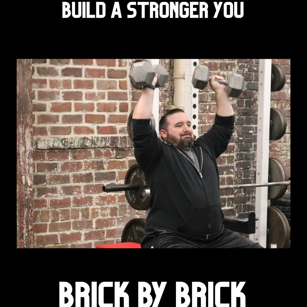 Don't find a new you. Build one! Brick by brick!
