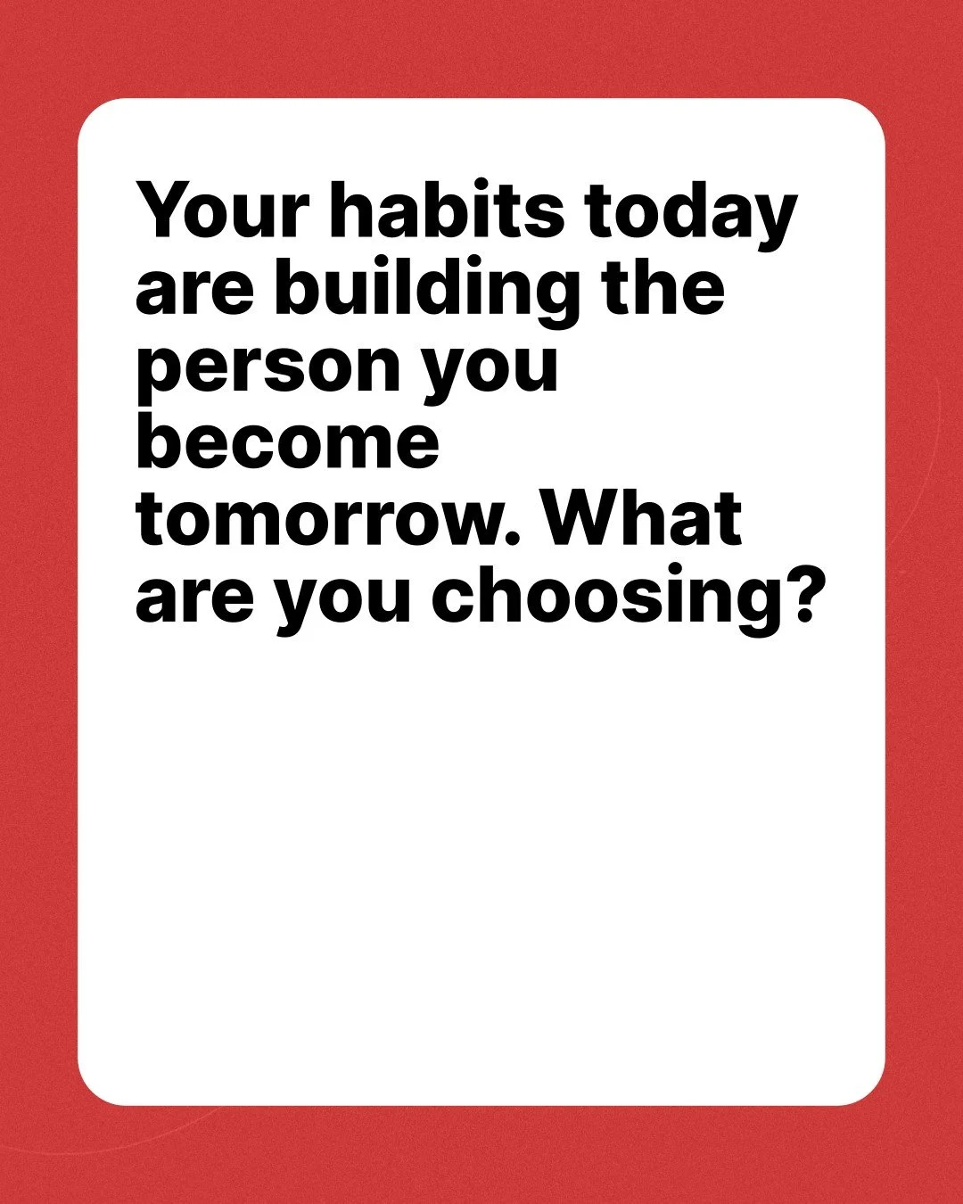 Add up your choices today. That's who you're becoming tomorrow. 💪exercise. educate. elevate.
#BrickByBrick #TripleEHealth #HabitBuilding