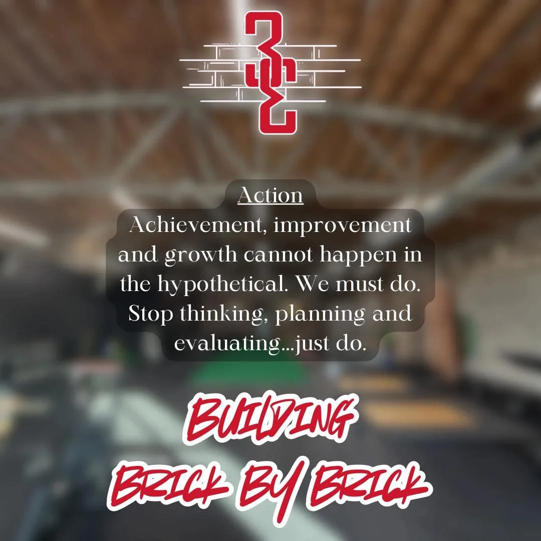 Building yourself- brick by brick.