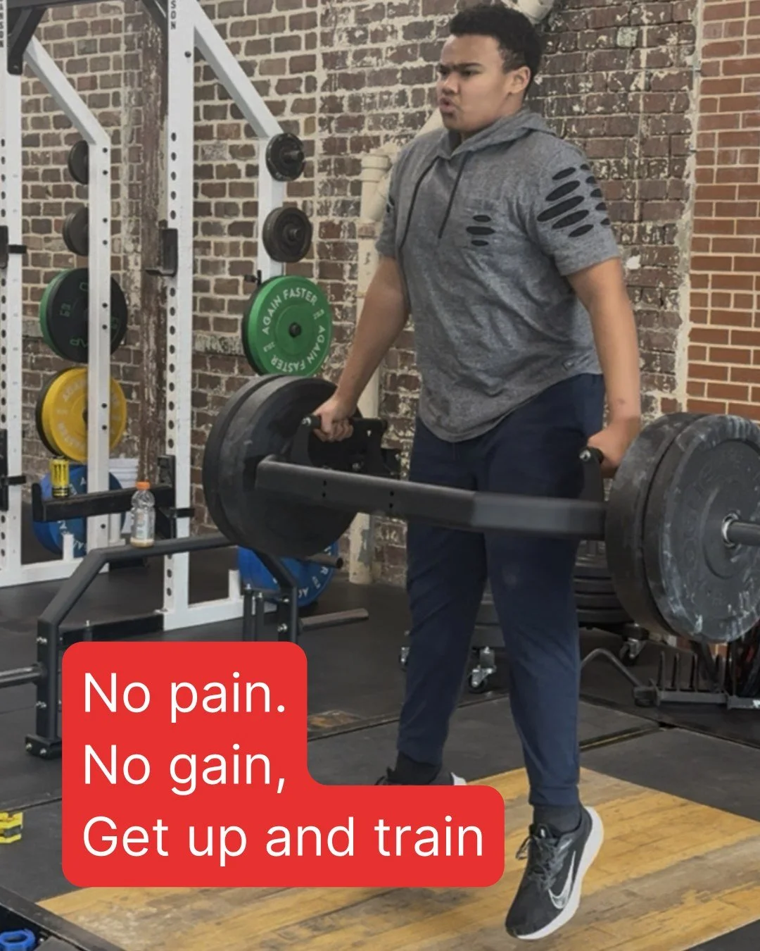 Comfort zone called. We didn't answer. Show up today 💪
#BrickByBrick #TripleEHealth #Energy