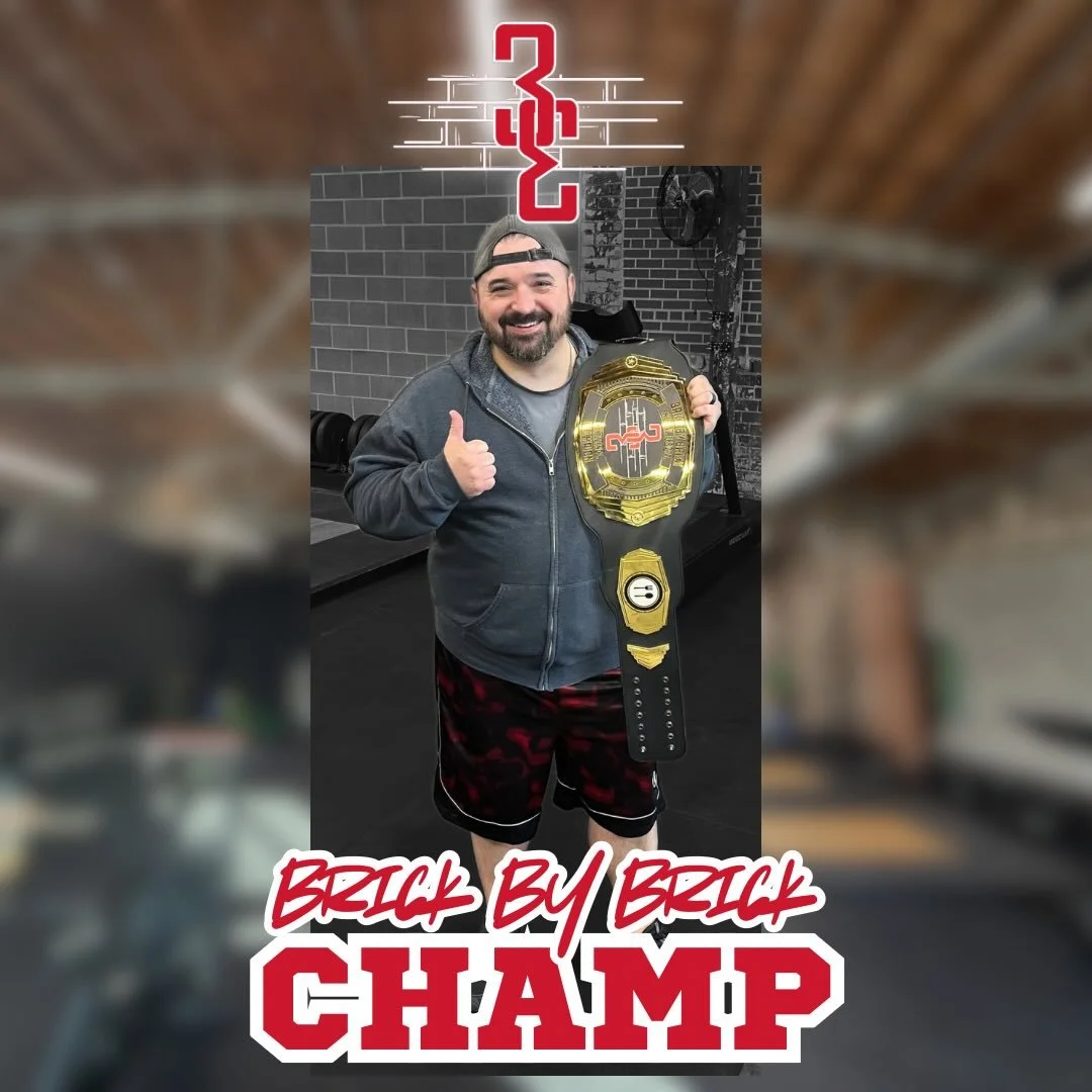 🏆April Brick By Brick Champ!

In his time with 3E (~1yr) Jake has exemplified everything a Brick By Brick Champ is:

Consistent: falling in love with the process
Intentional: brings effort, energy and excellence everyday 

It&rsquo;s not hard to see