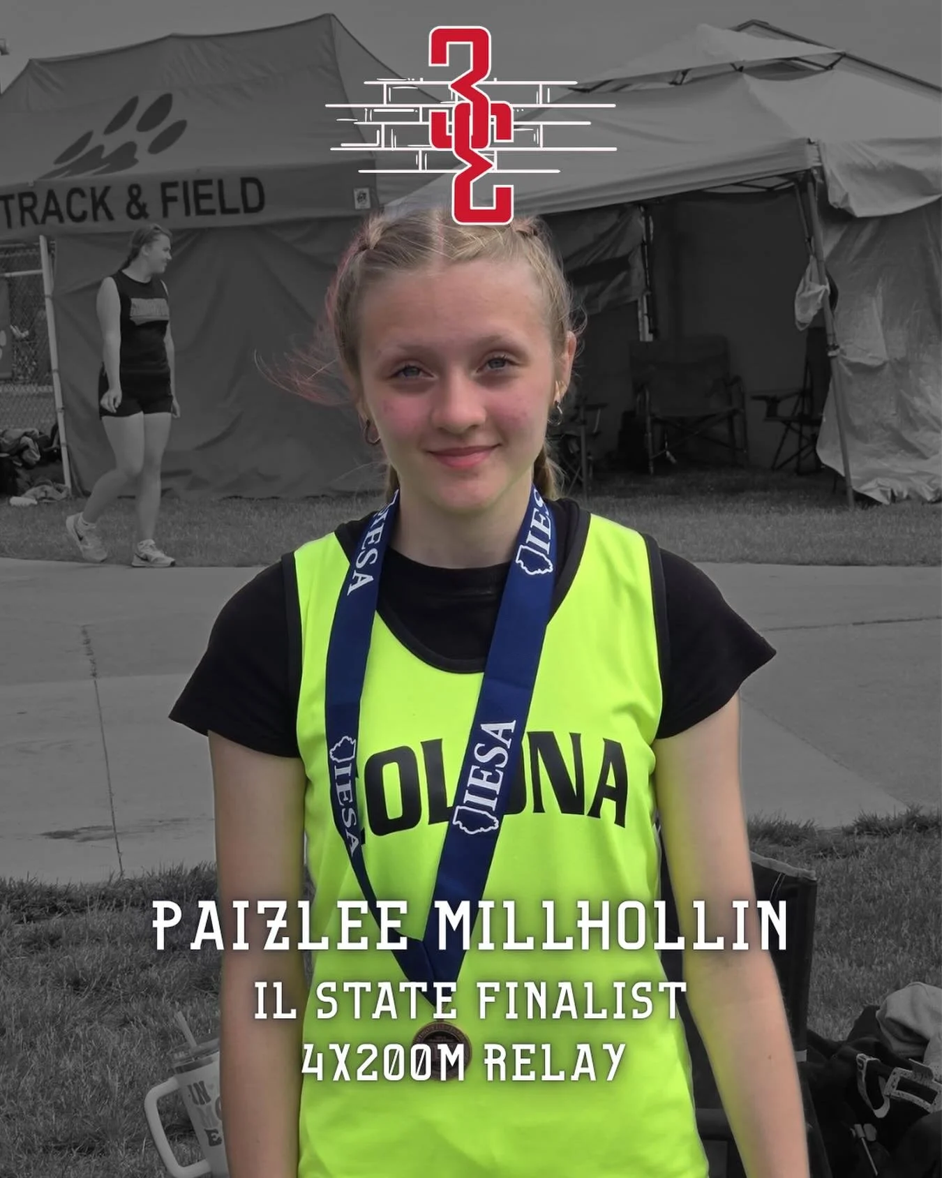 SHATTERED.

That&rsquo;s what Paizlee and her relay team have done to school records this year. In back to back weekends they have set AND RESET the school record in the 4x200M Relay. They did this while competing at Sectionals and State over the pas