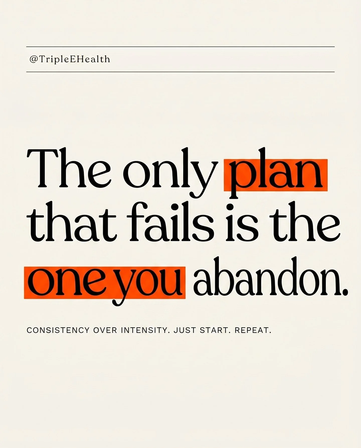 Workout motivation heading into the week.. 💪 Ready for a plan that fits *your* life? Let's chat in a free consult. #TripleEHealth #QuadCitiesFitness #MotivationMonday #PersonalizedCoaching