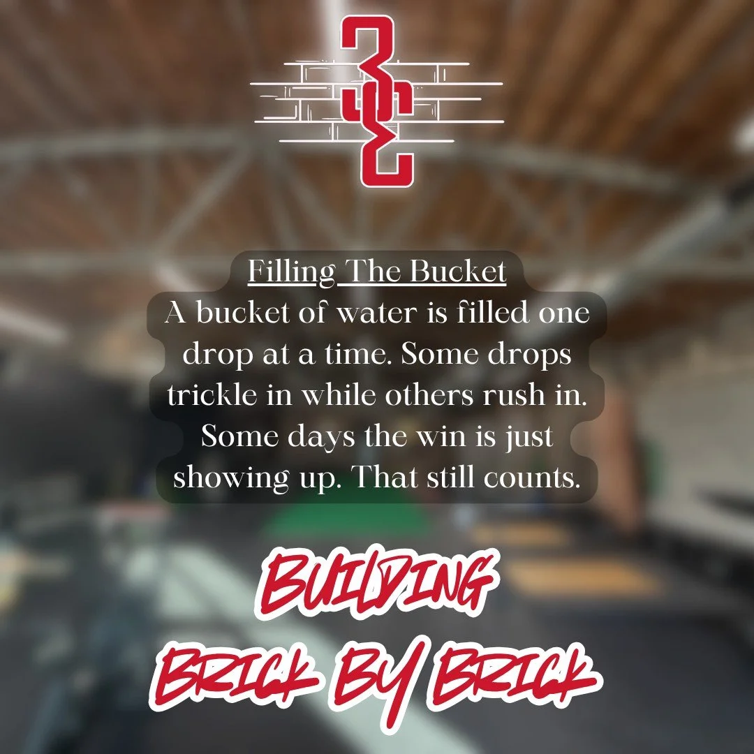 Building yourself- brick by brick.