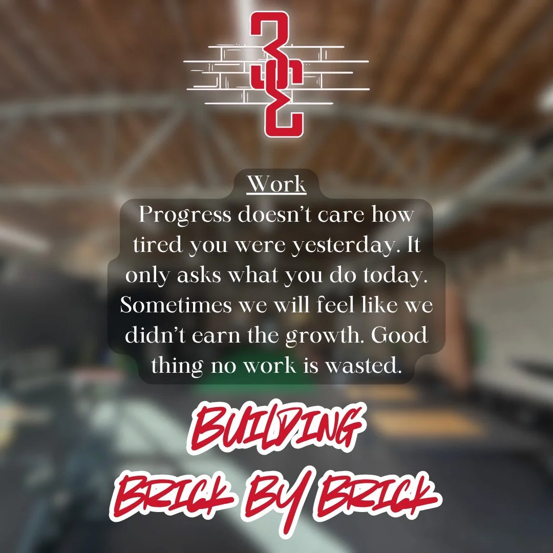 Building yourself- brick by brick.