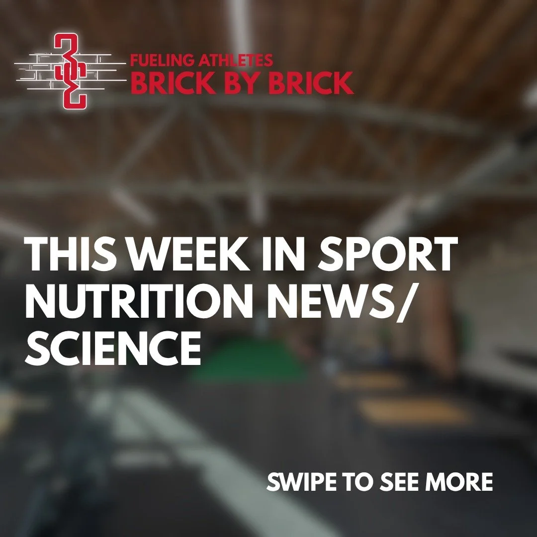 🚨RECENT NEWS ALERT🚨

Swipe through for an overview of the resent news in Sports Nutrition. 

Want to know how this might effect you and your athletes? Comment INFO below and our Licensed Sports Nutritionist will reach out.