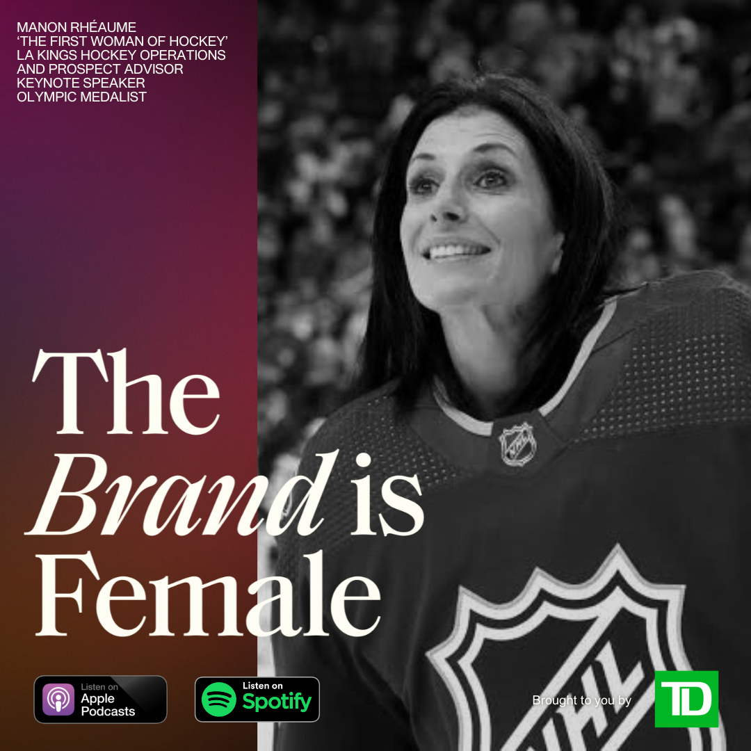 The first woman of hockey, with Manon Rheaume