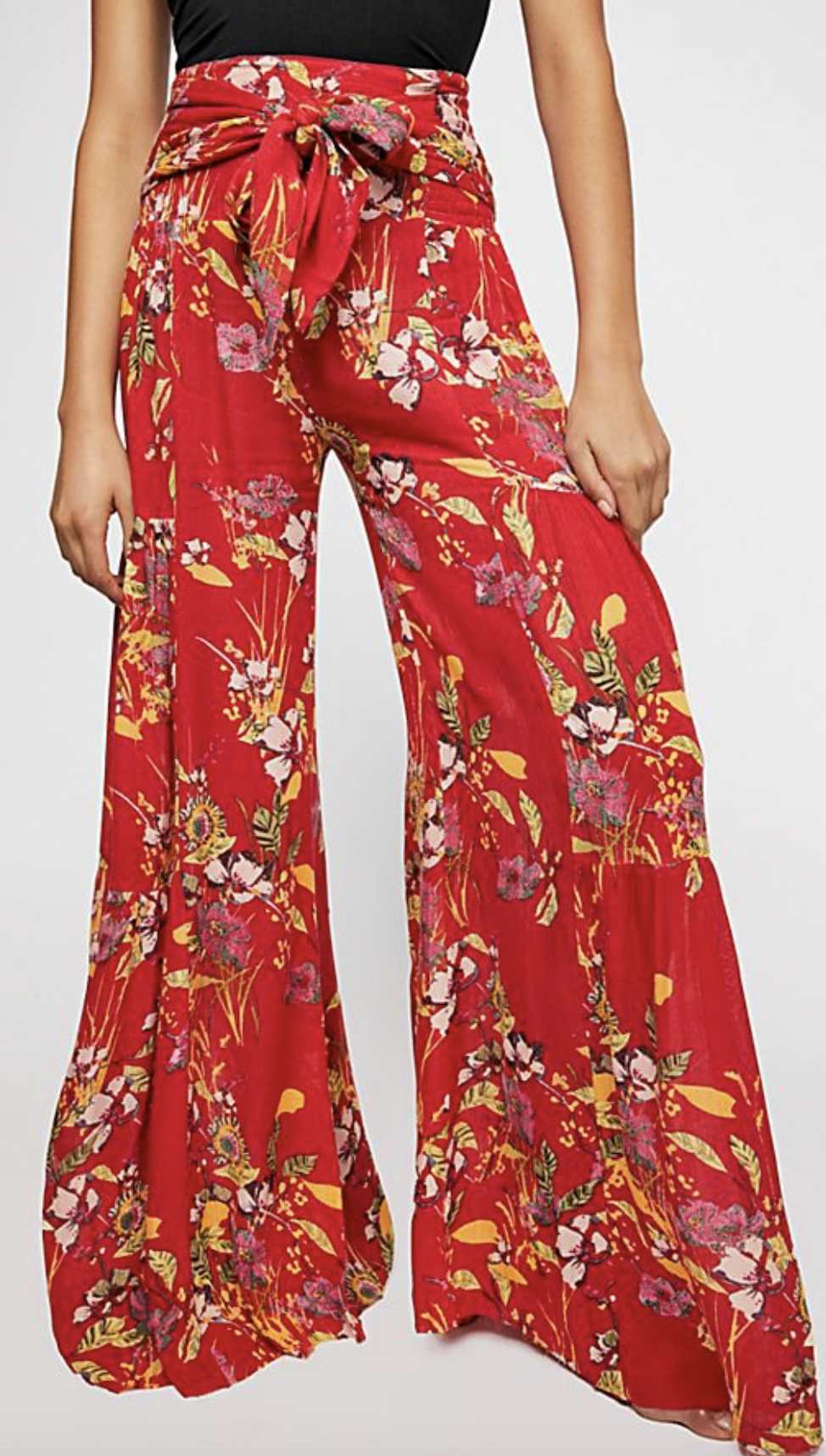 Photo courtesy of Free People Free People One Aloha Printed Wide-Leg Pants - $128