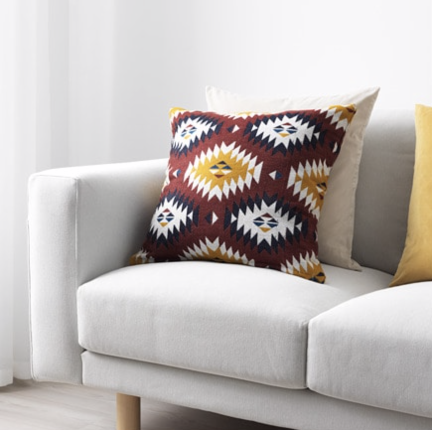 Photo courtesy of IKEA. IKEA Aztec Print Fransine Cushion Cover - $14.99