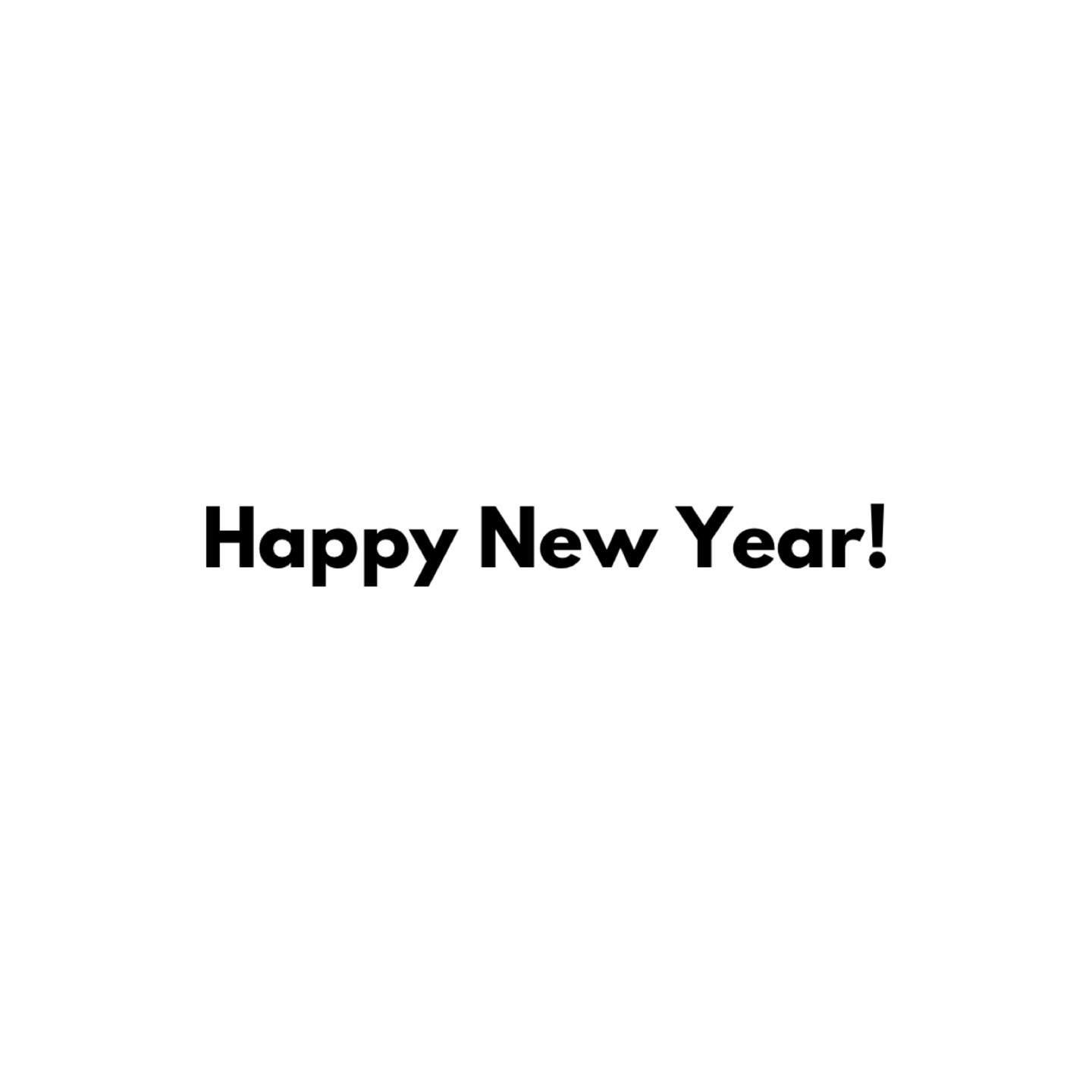 Happy New Year!