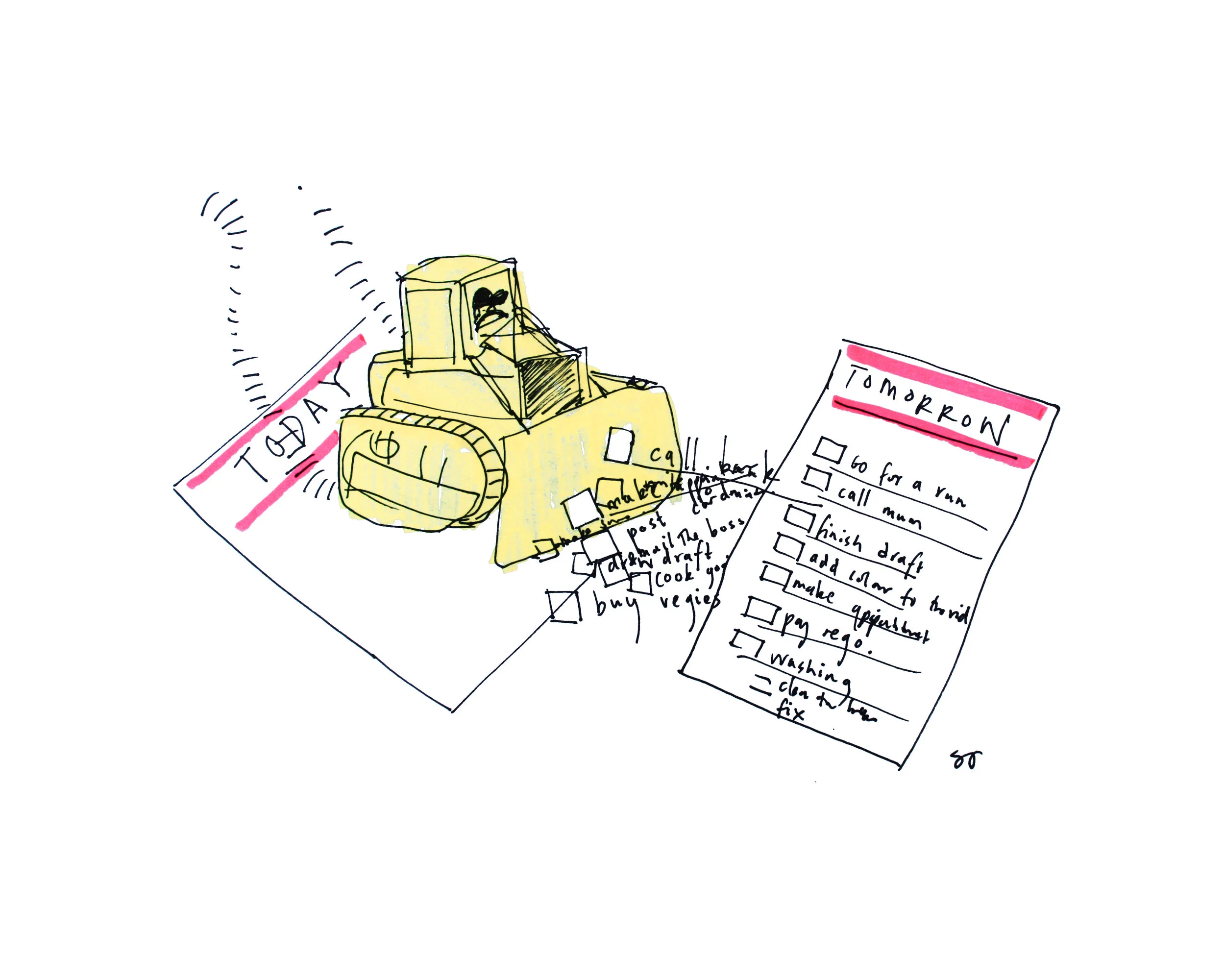 The perks of the long-lead to do list 