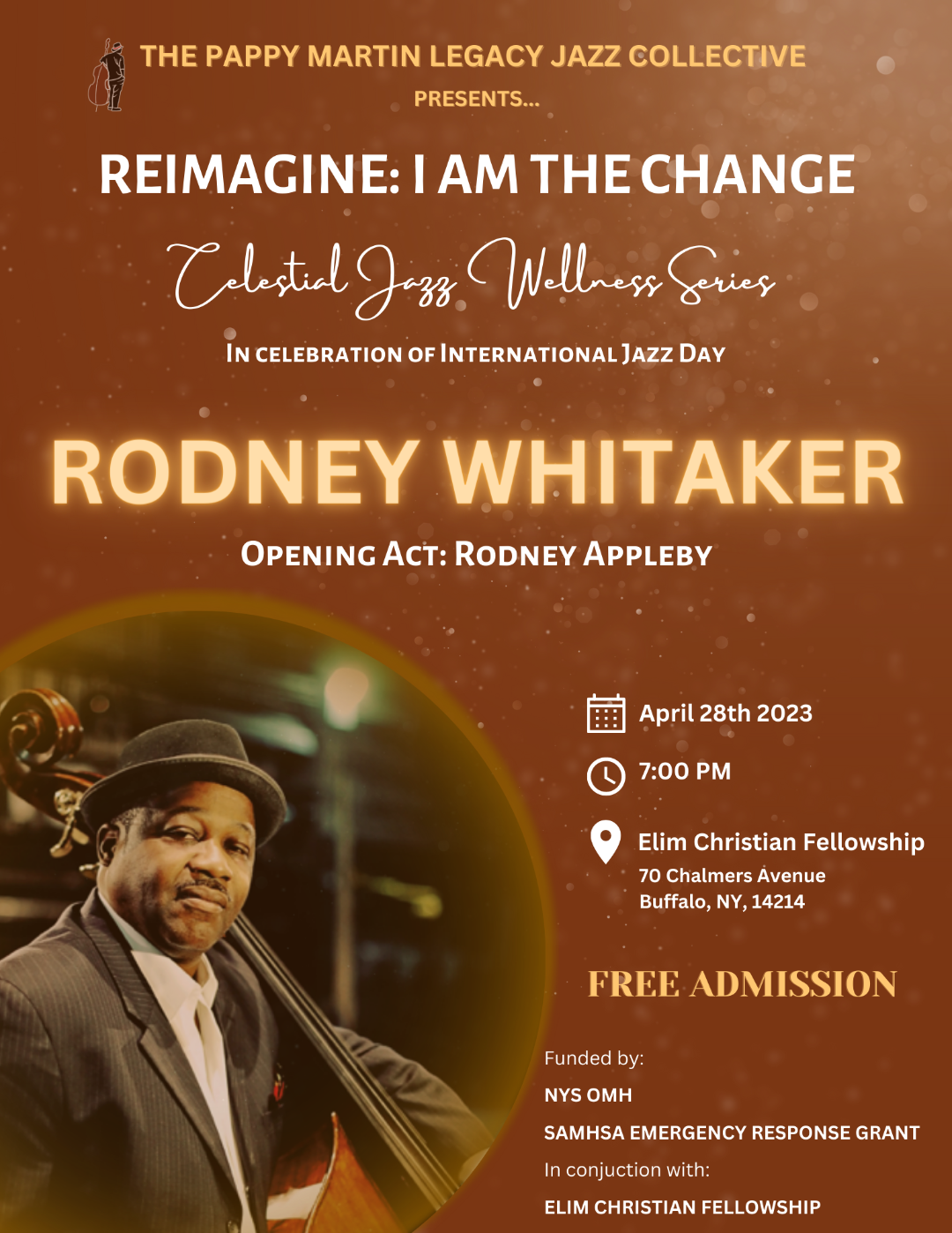 Celestial Jazz Wellness Series: International Jazz Day ft. Rodney Whitaker
