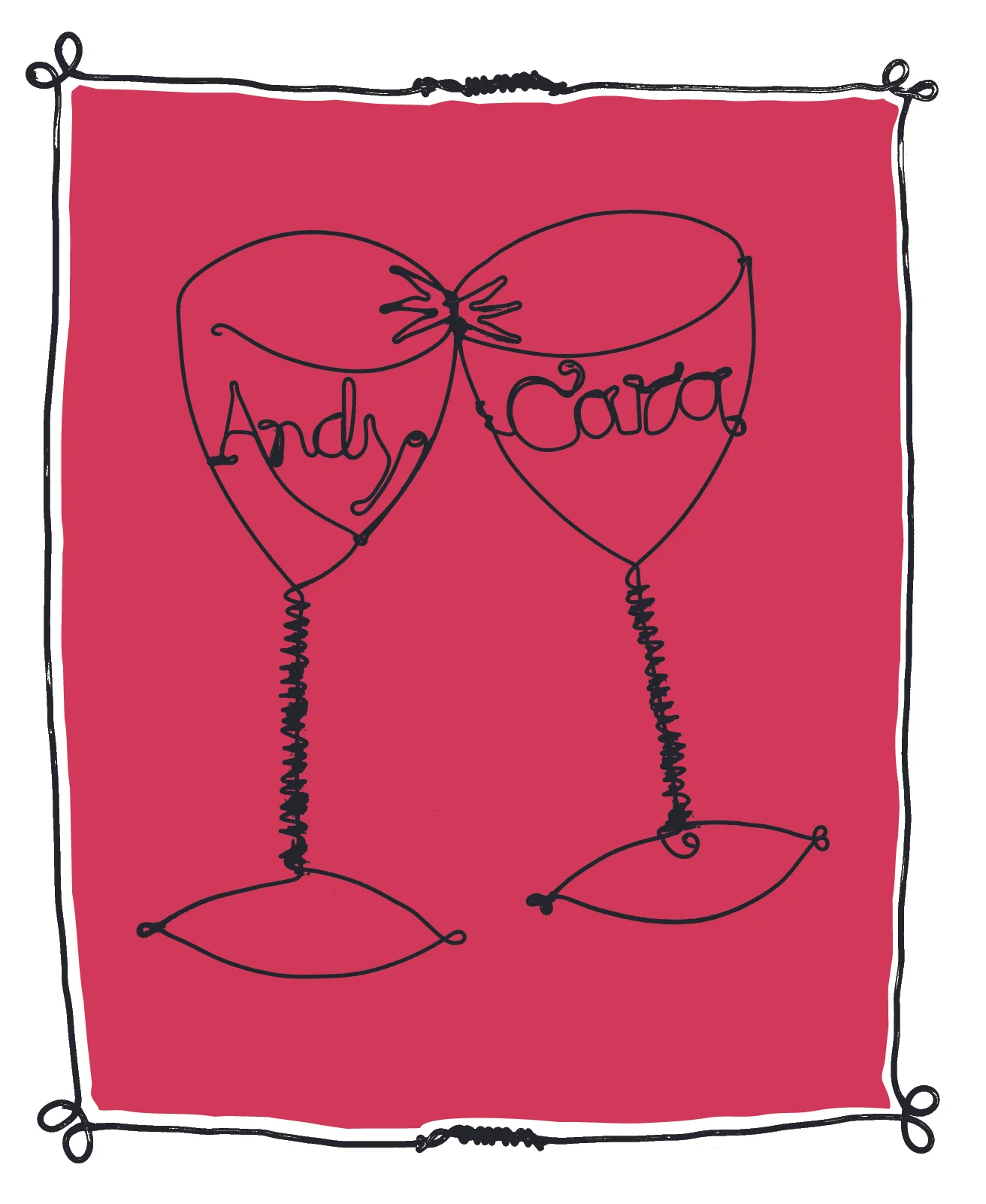 Andy & Cara Wedding Announcement Image