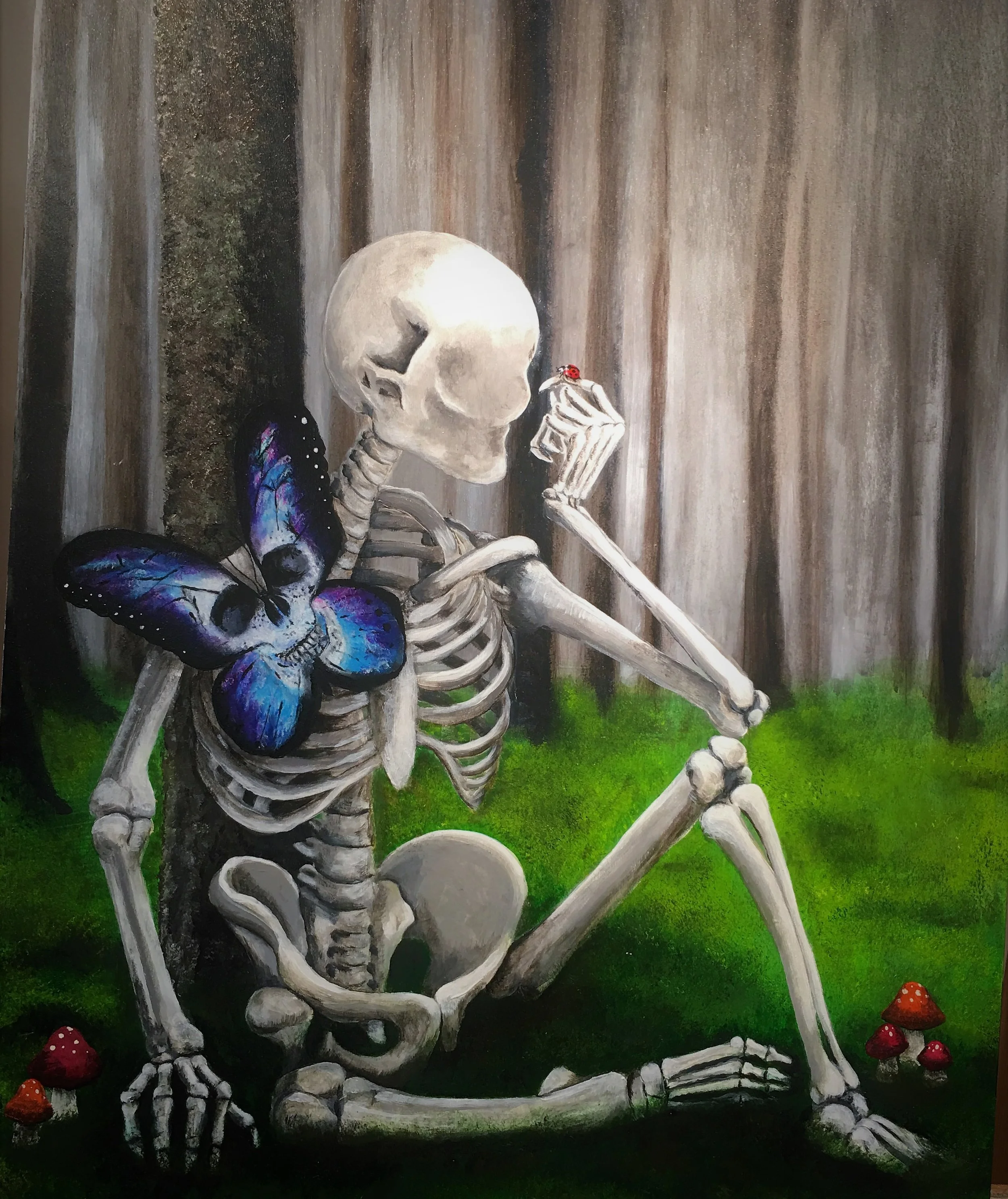 2018 Acrylic on Wood Panel  30 x 24  