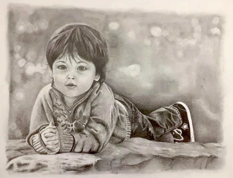 2015 Graphite drawing  30 x 20  