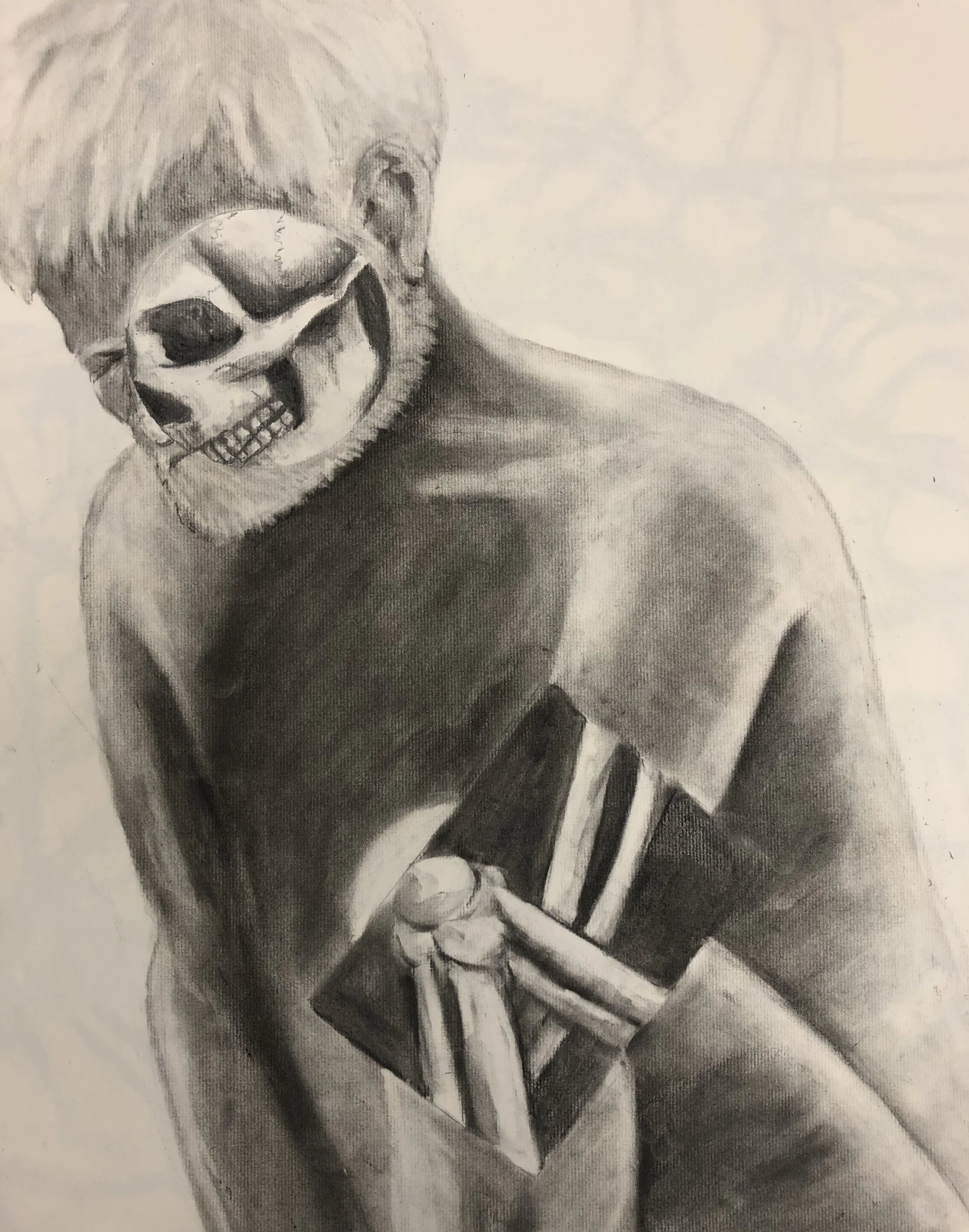 2018 Charcoal timed drawing (45 mins)  18 x 24  