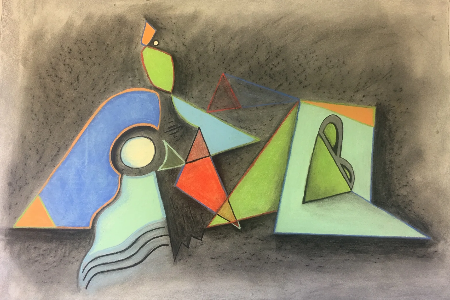 2017 NuPastel  15 1/2 x 22 1/2  