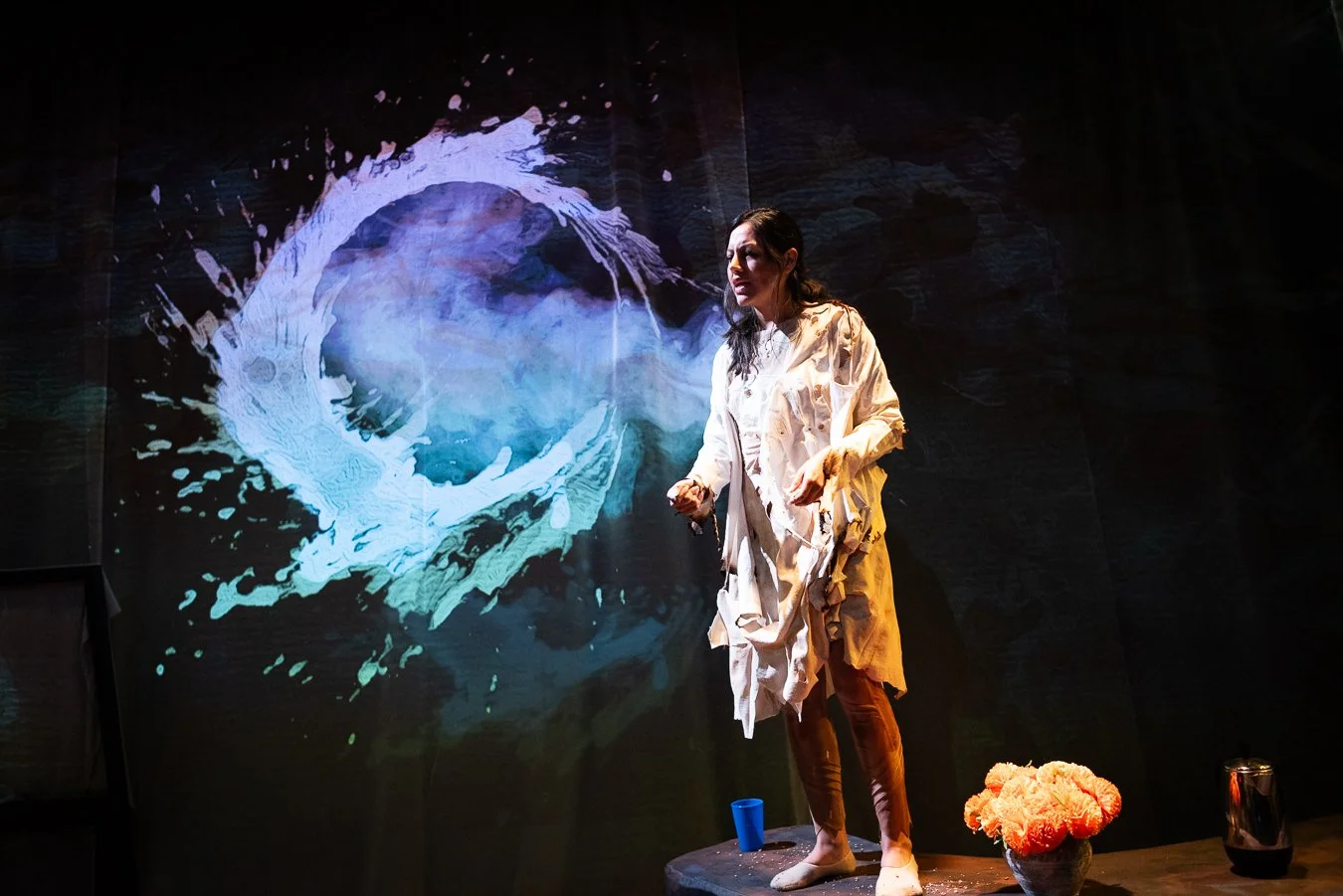 Woman on Fire at Creative Cauldron: A Haunting Exploration of Identity and Empathy