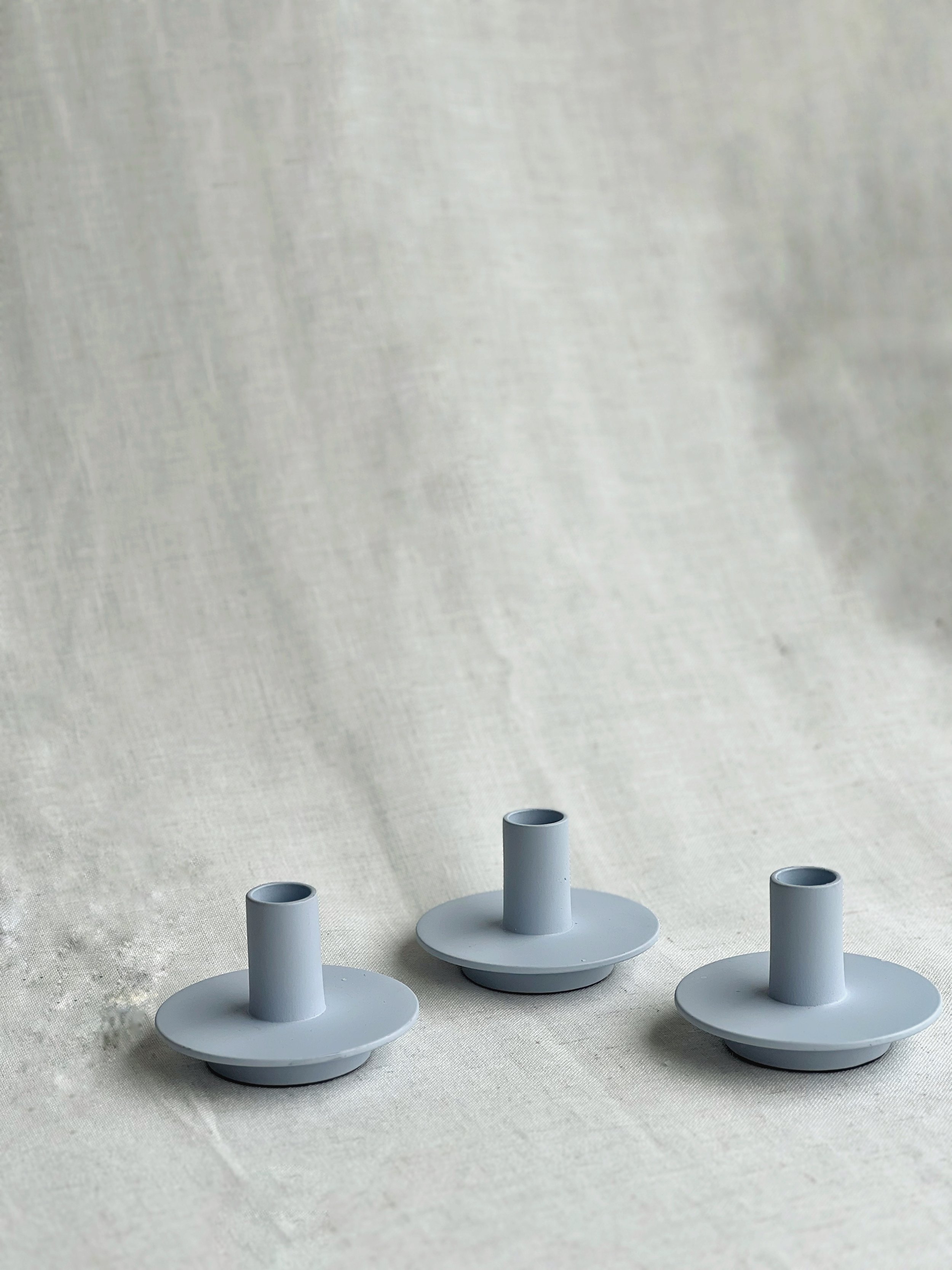 BLUE CERAMIC TAPER HOLDER