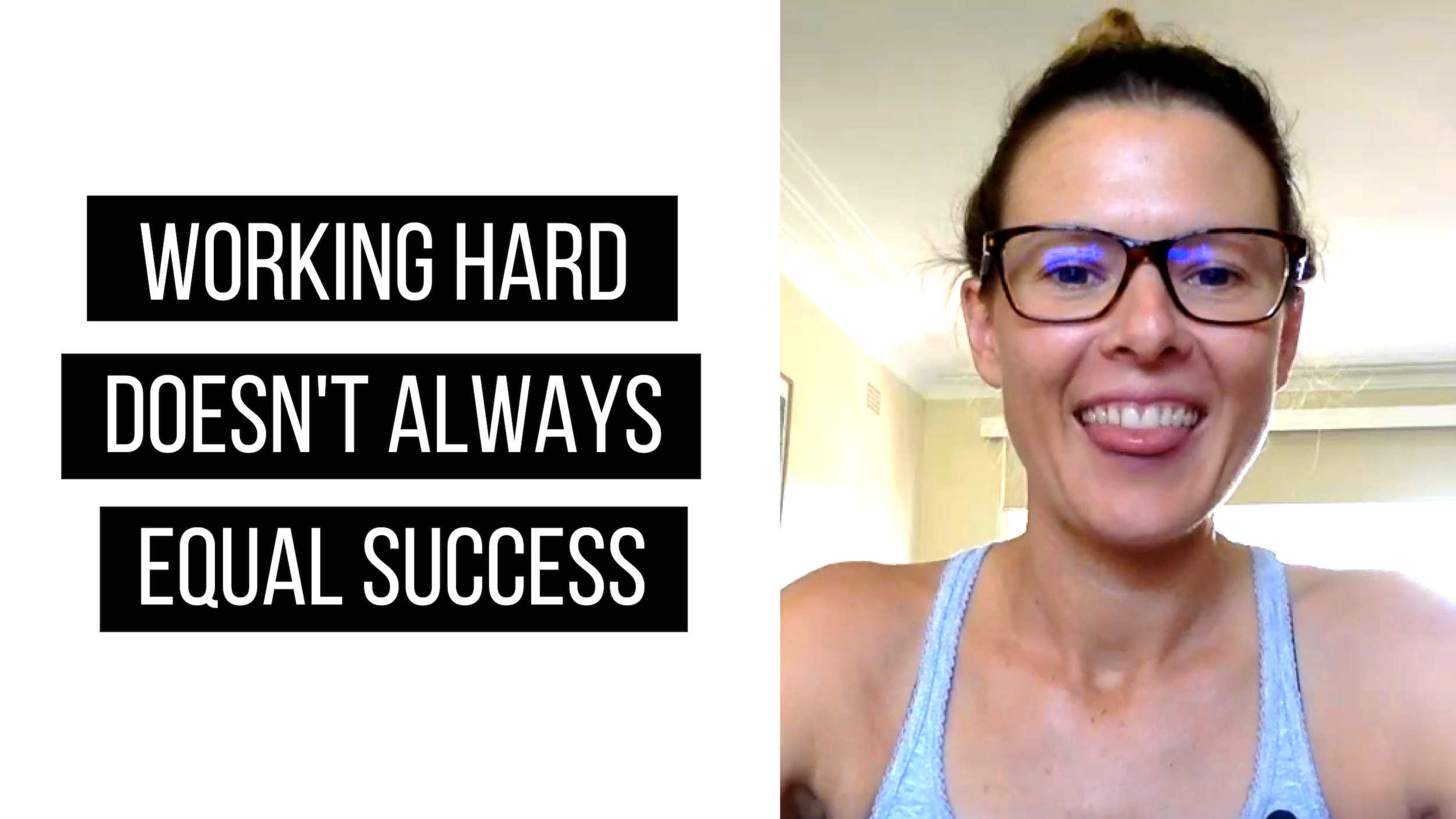 Hard work doesn't always guarantee success