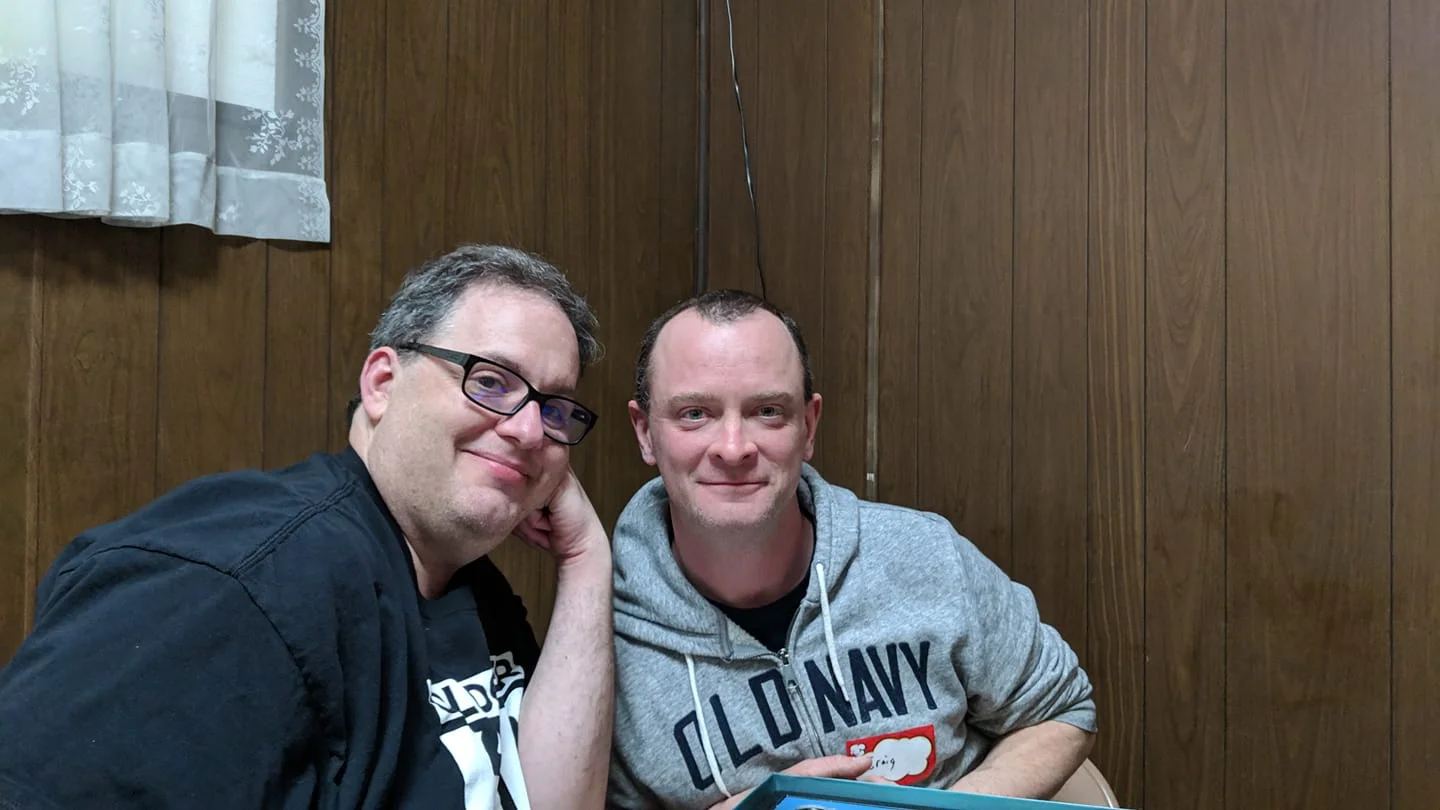 I think Craig made the award for the most miles traveled to get to the party. He joined Chris Copac from NW Ohio and they road tripped down.