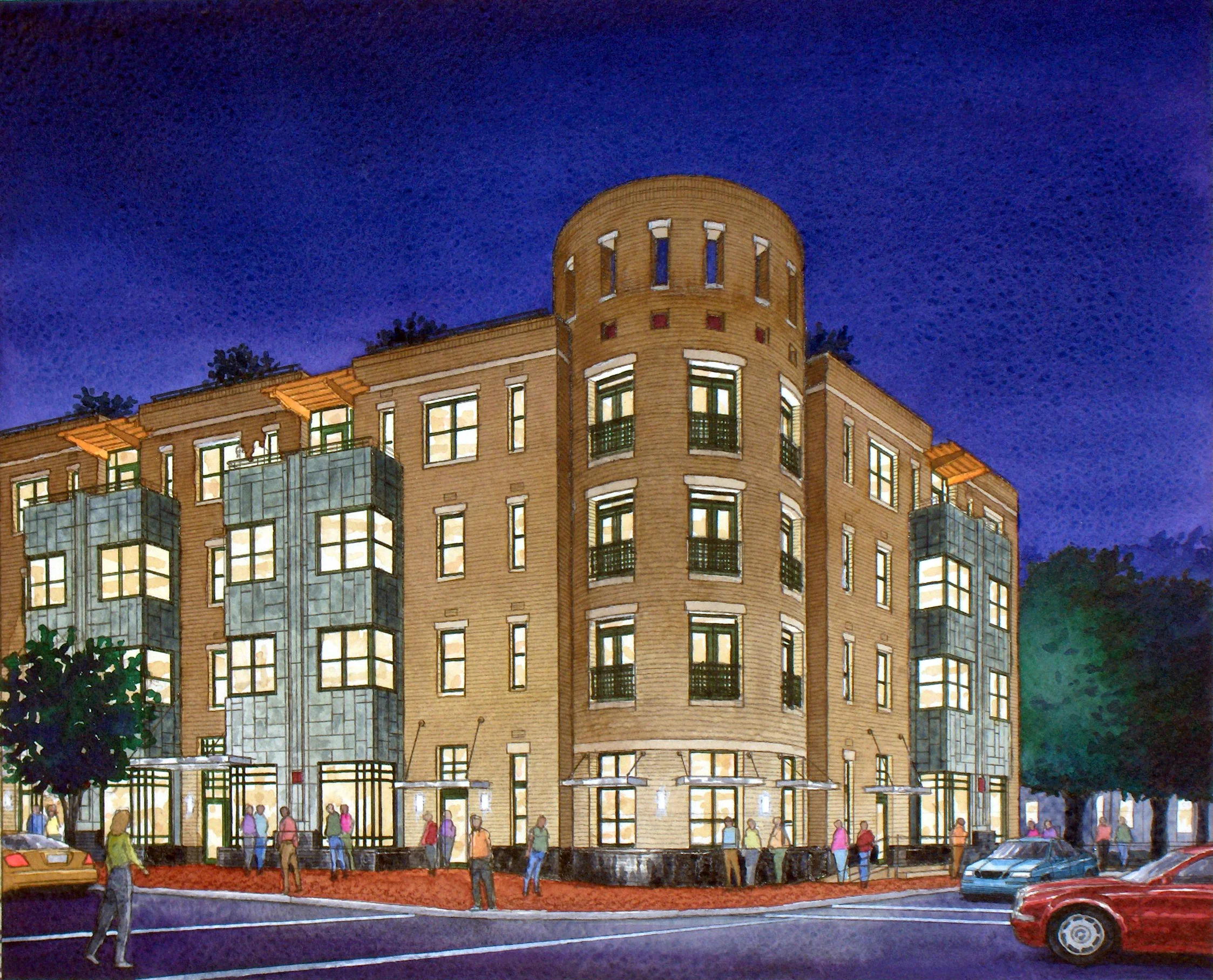 Exterior rendering