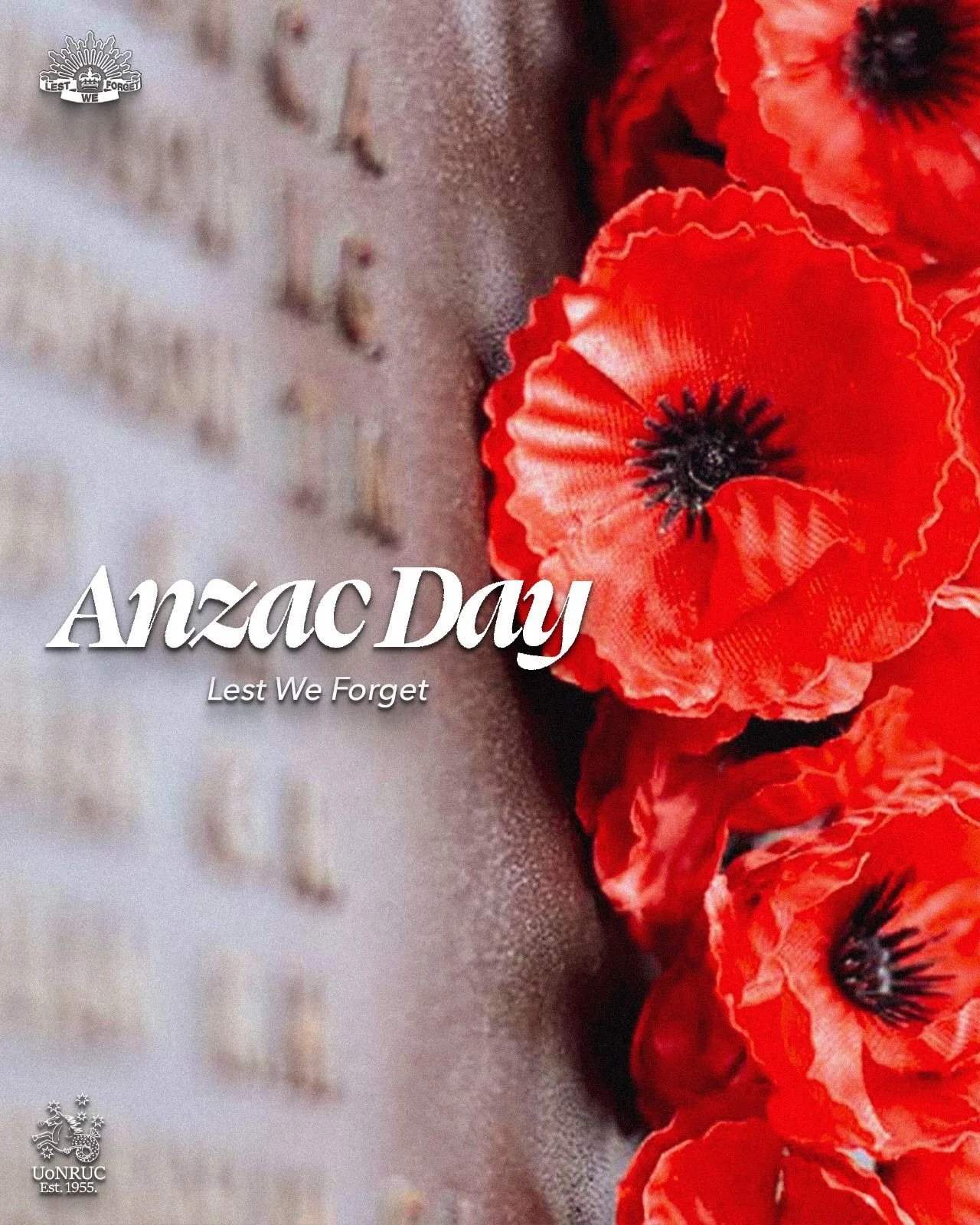 Today we pause to remember the courage, sacrifice and spirit of all who served. Lest We Forget ❤️🌺

Then it&rsquo;s time for footy at Bernie Curran Oval as we honour ANZAC Day the best way we know how, together on the sidelines and on the field.

Ro
