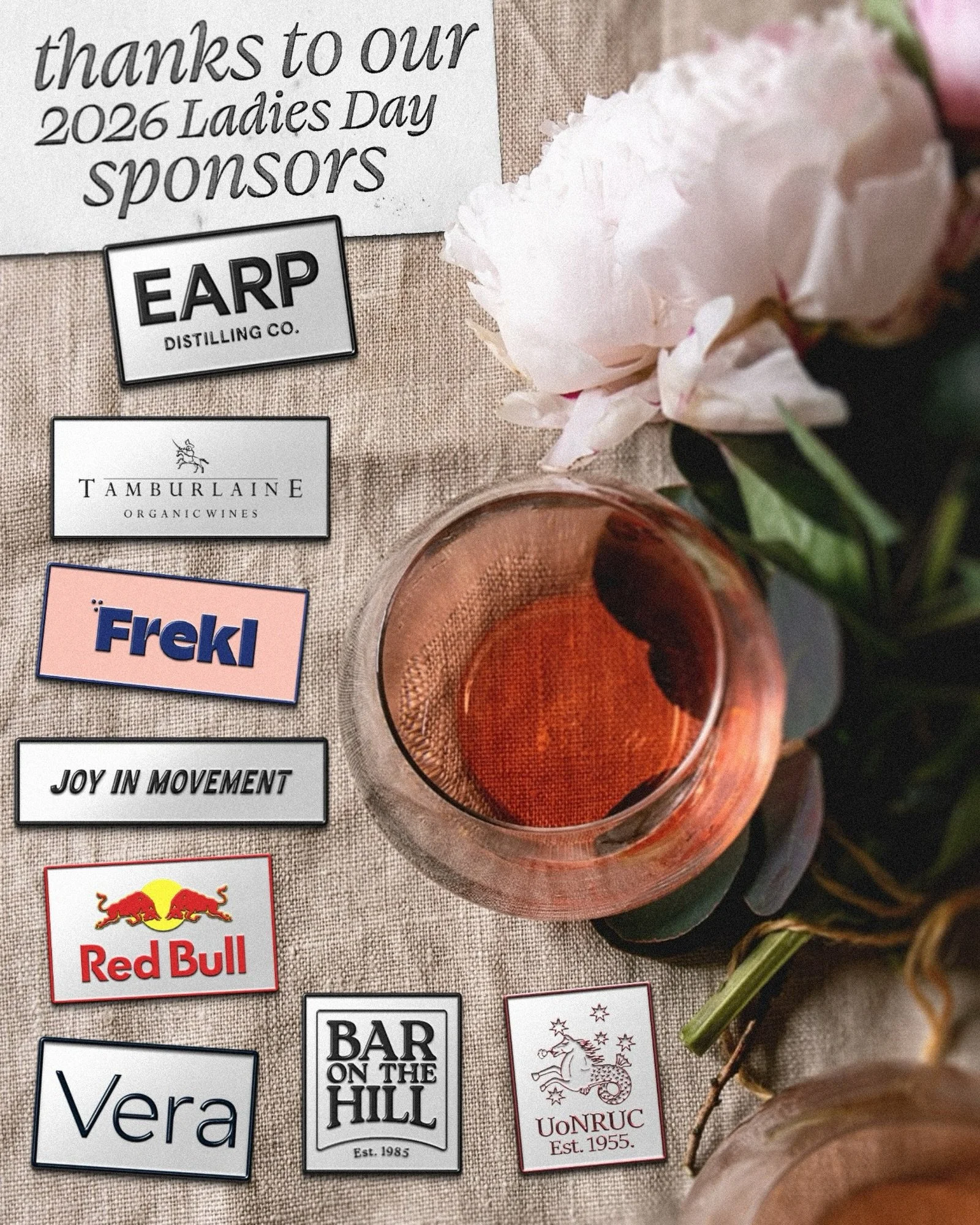 A huge thank you to everyone who helped make our 2026 Ladies Day such an incredible success 💐❤️

To our amazing sponsors &mdash; your support, generosity and contribution to the day did not go unnoticed. Events like this simply would not be possible