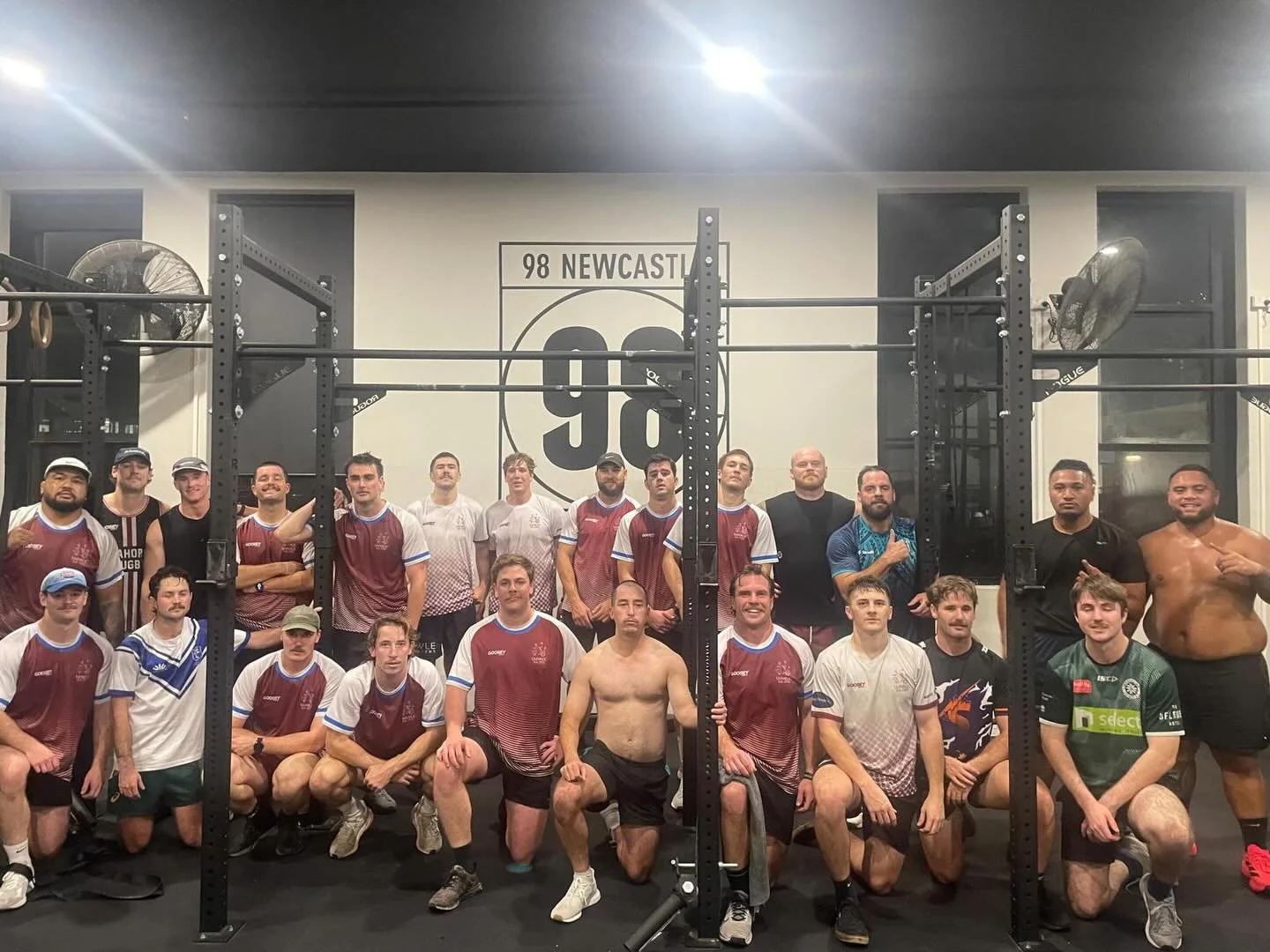 Shoutout to the team at @98gymnewcastle for hosting the boys this evening for a tough sweat sesh. 

Ripping in to a team fitness session in a change of scenery during wet weather weeks is just what the doctor ordered. 

Fingers crossed the weather ma