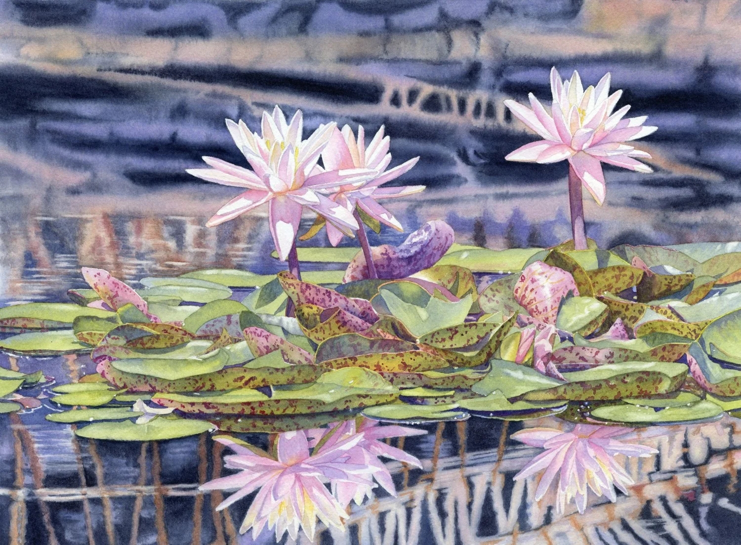 Bamboo and Lilies © Lorraine Watry